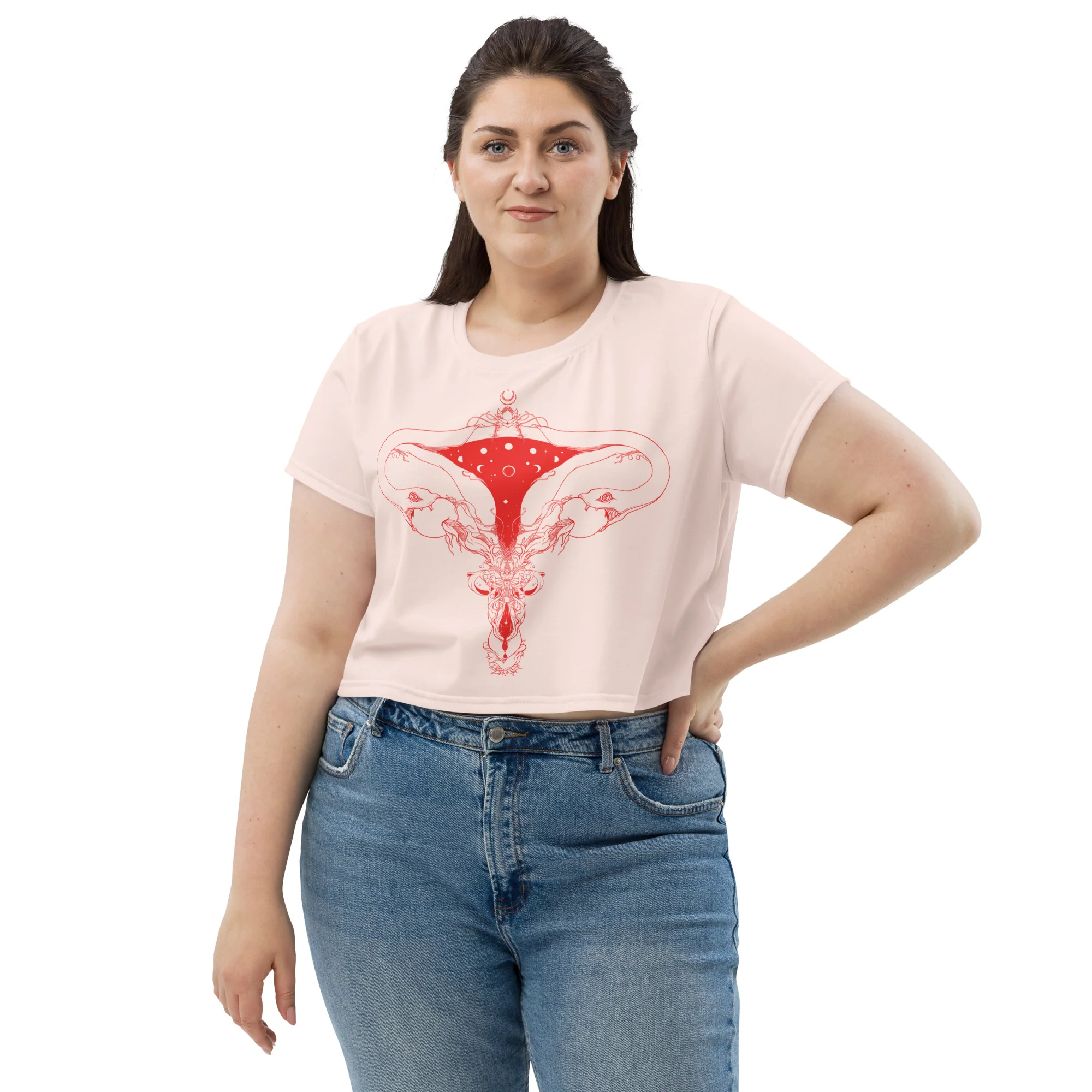 Lilith 2, Sublimation Crop Top - Image 4