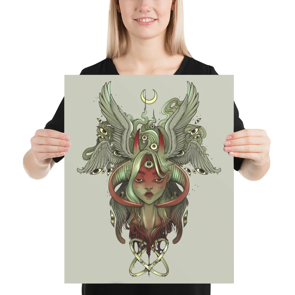 Angel, Matte Art Print Poster - Image 10