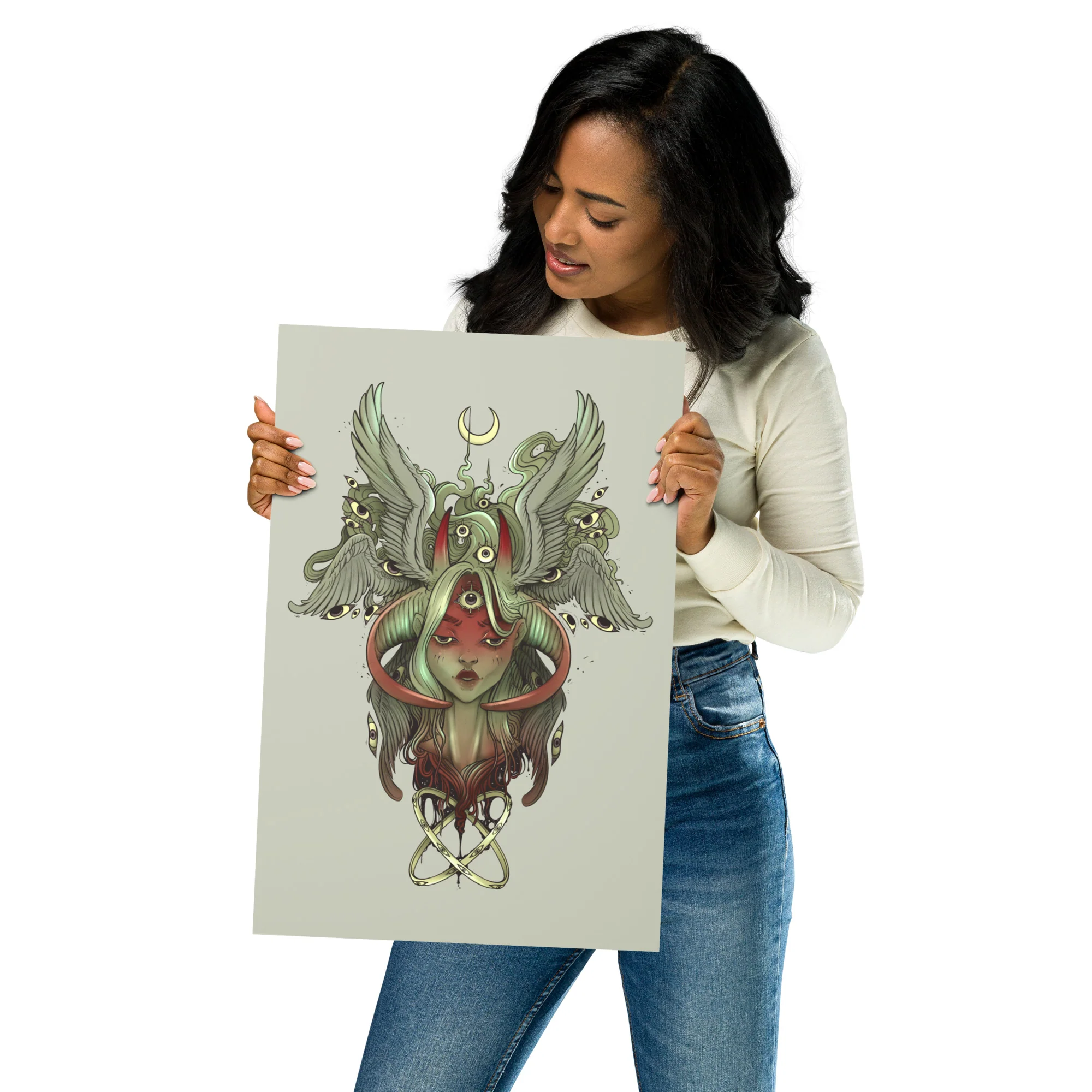 Angel, Matte Art Print Poster - Image 7