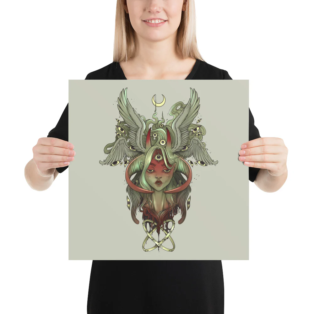 Angel, Matte Art Print Poster - Image 9