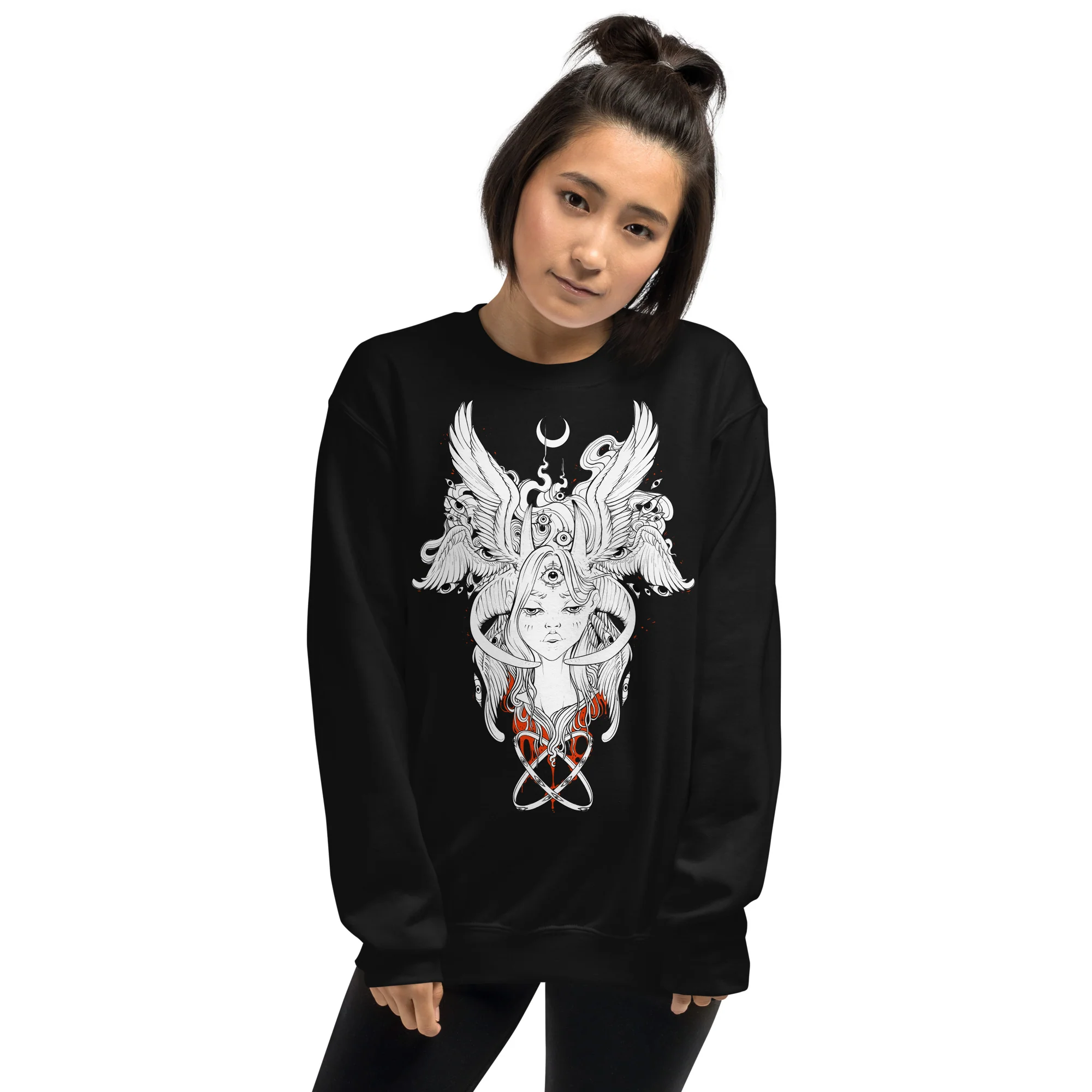 Angel, Unisex Sweatshirt - Image 3