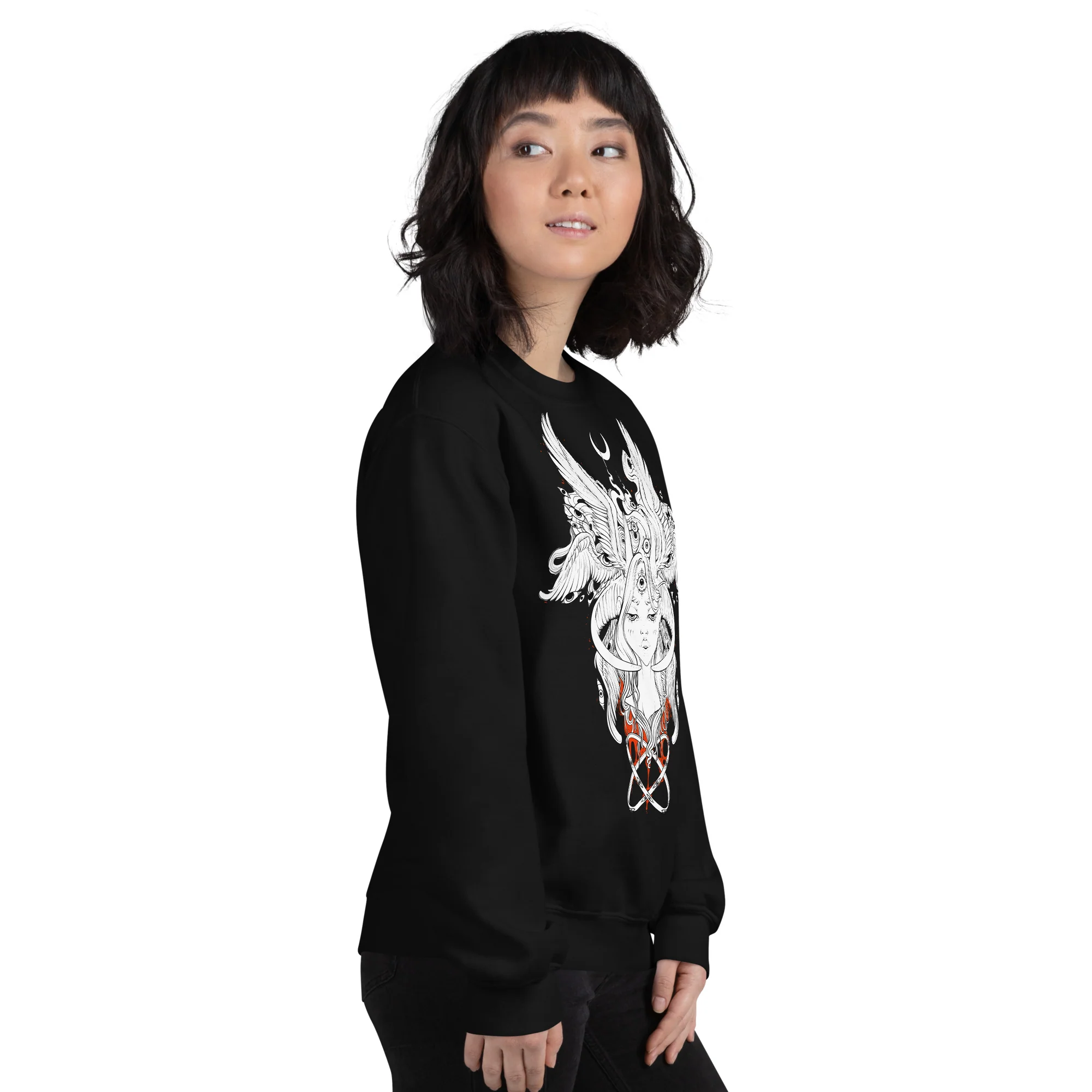 Angel, Unisex Sweatshirt - Image 5