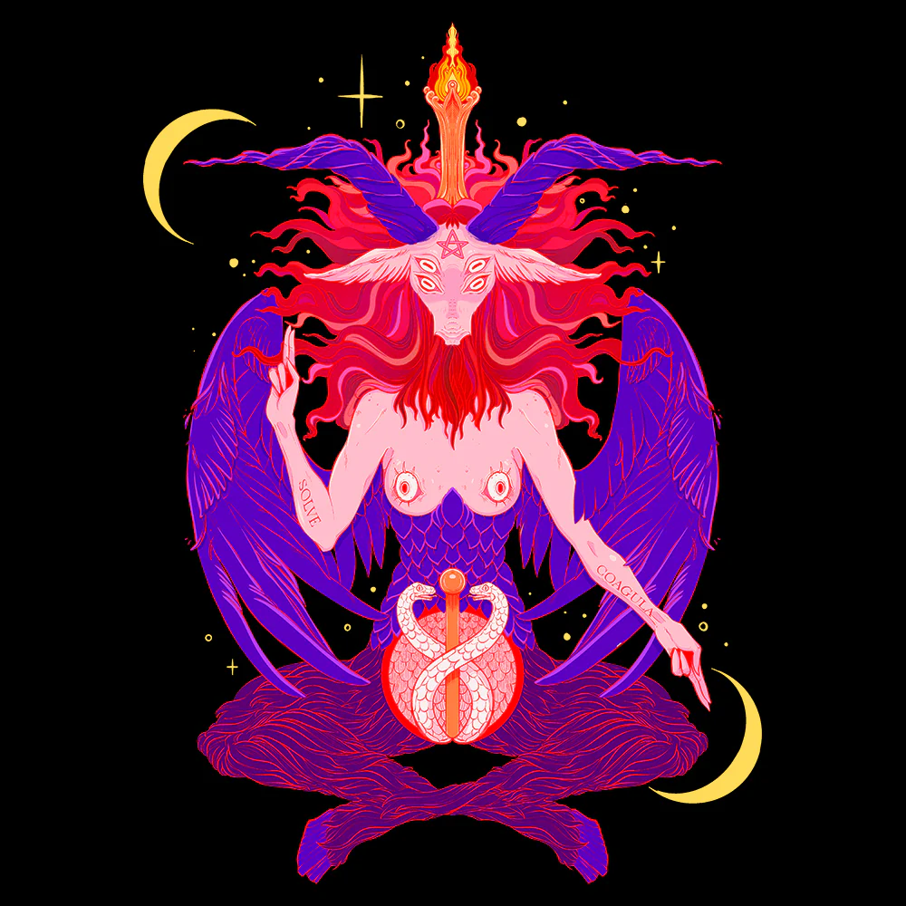 Baphomet 2, Matte Art Print Poster