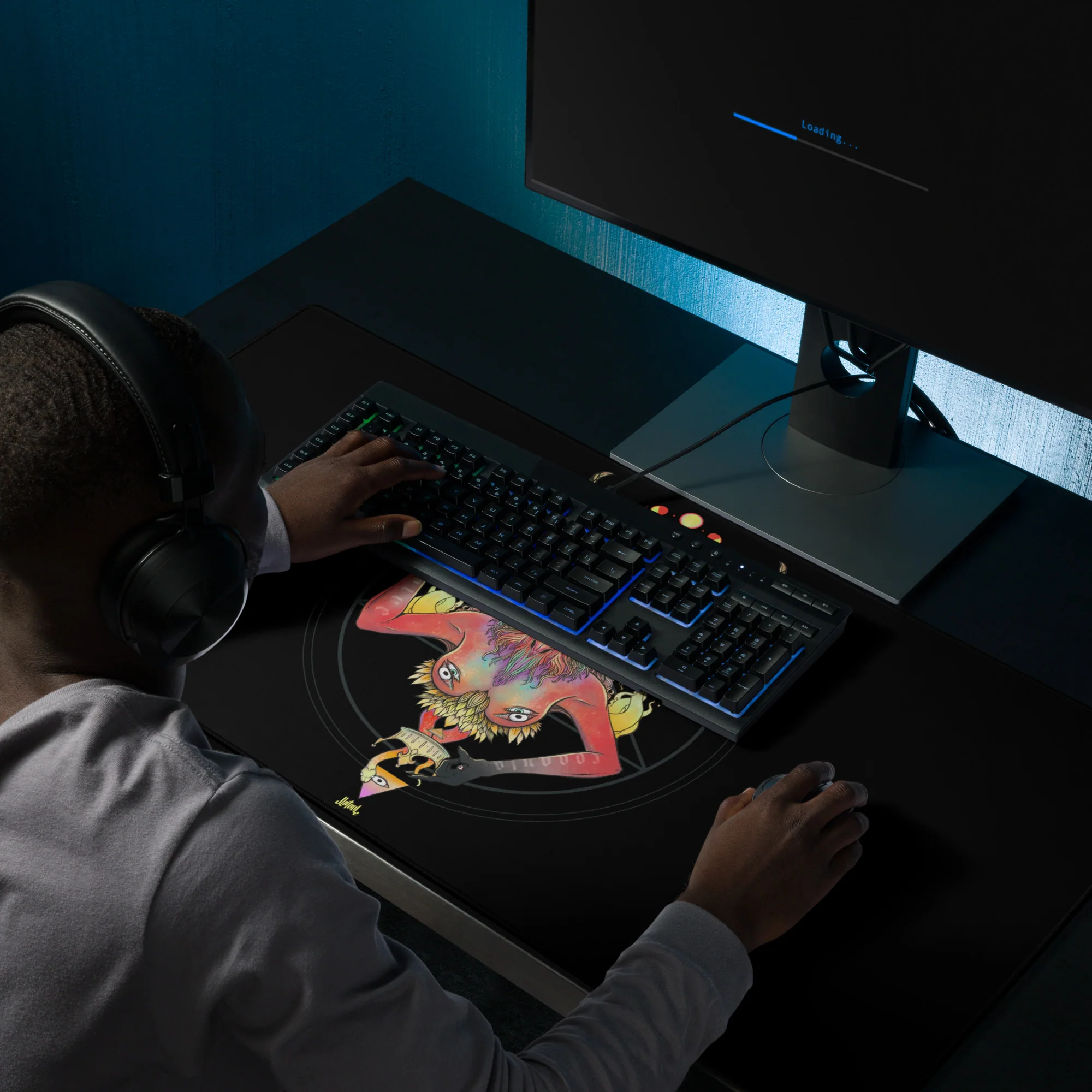 Baphomet, Gaming Mouse Pad - Image 8