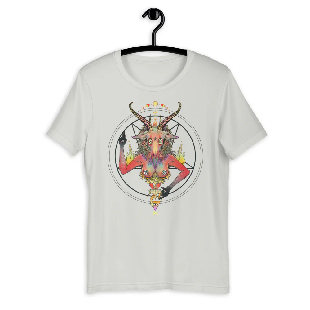Baphomet, Unisex T-Shirt - Image 4