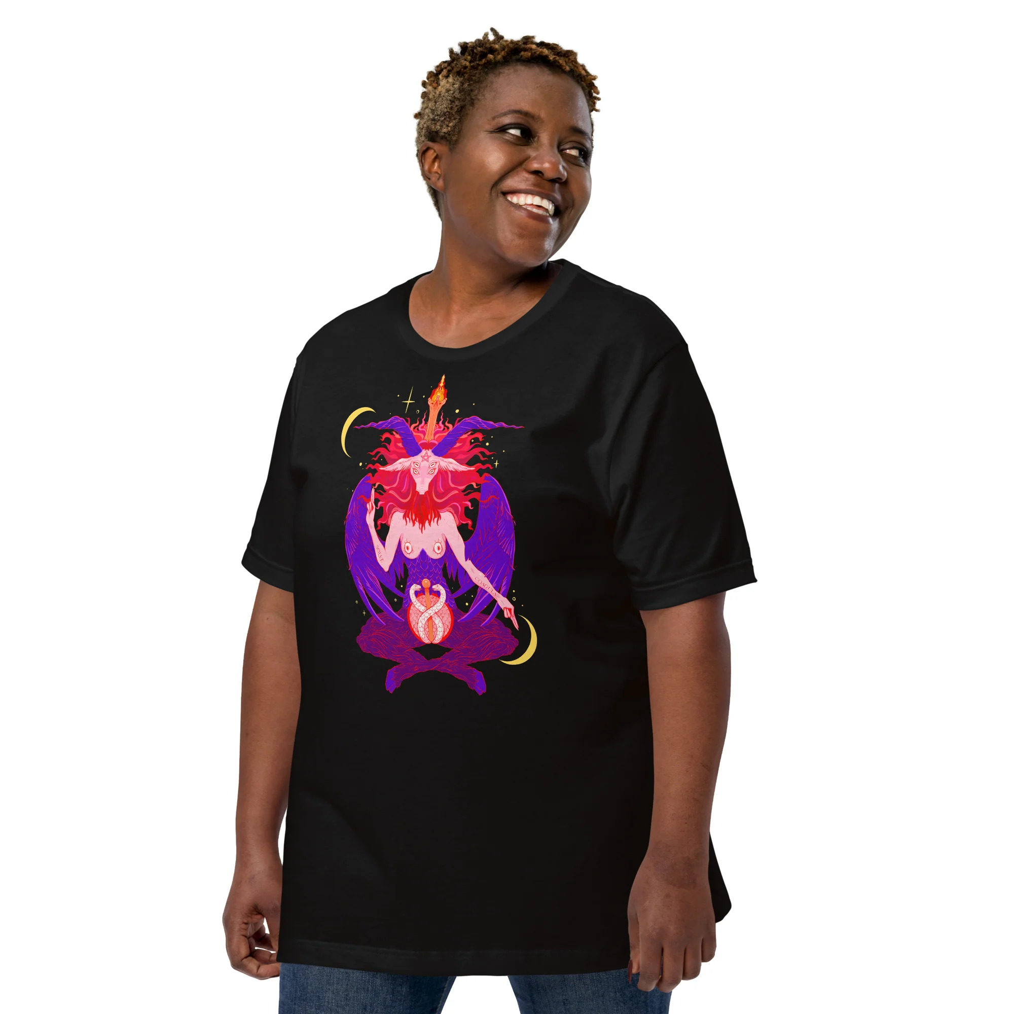 Baphomet, Unisex T-Shirt - Image 8
