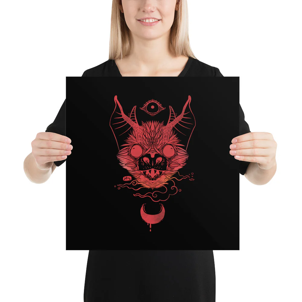 Bat, Matte Art Print Poster - Image 6