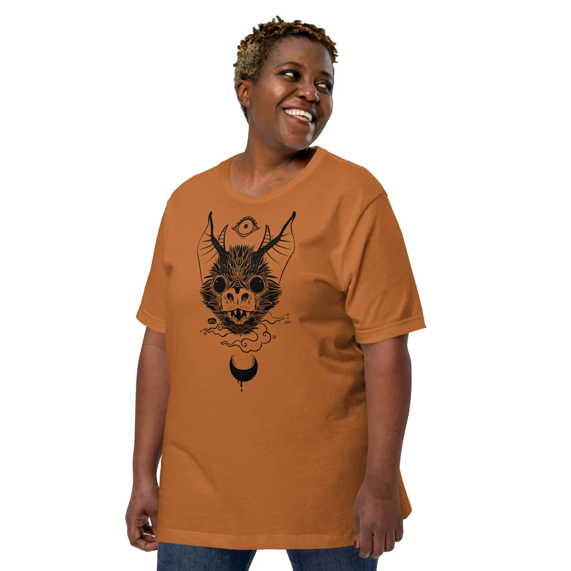 Bat, Unisex T-Shirt - Image 7