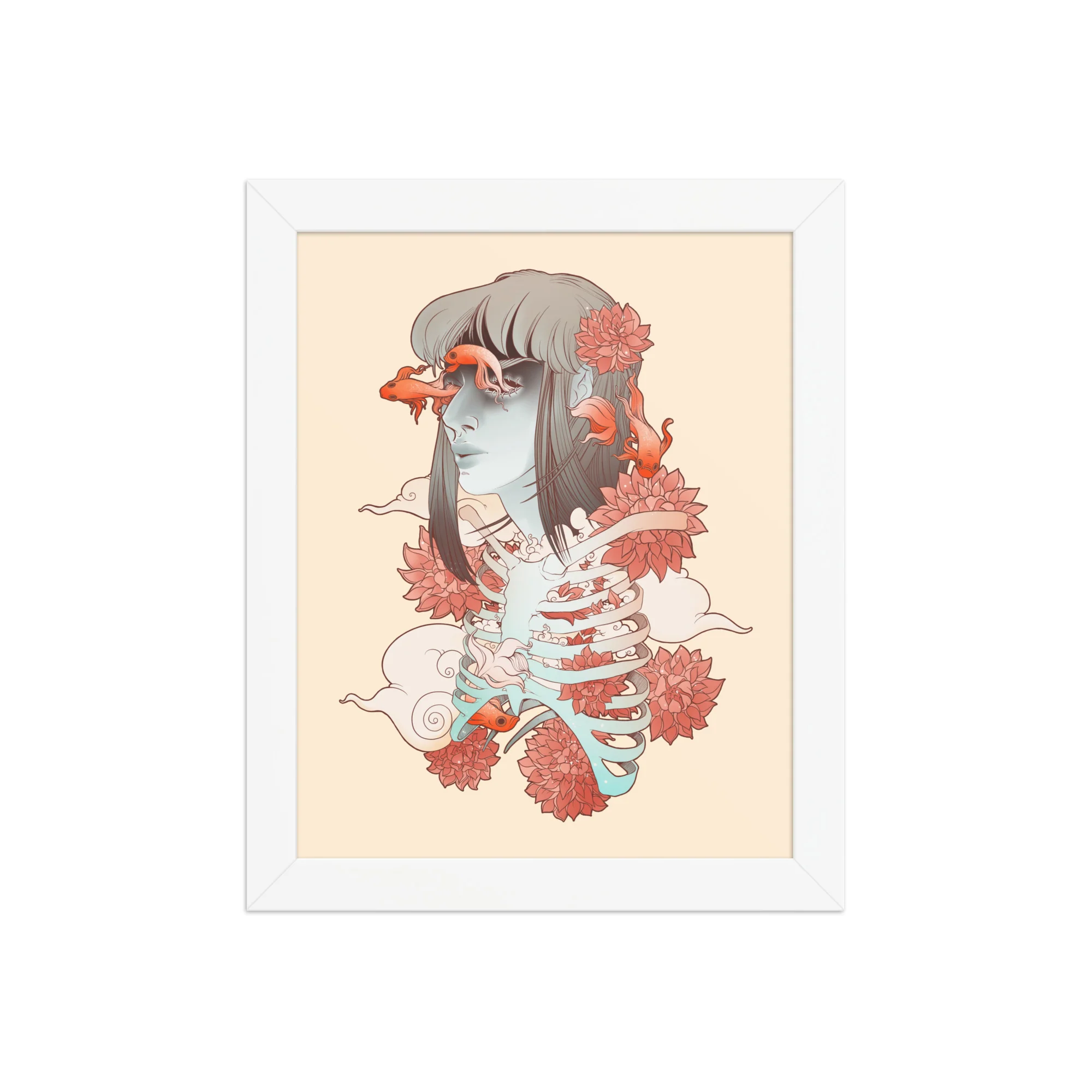 Betta Fish, Framed Art Print - Image 5