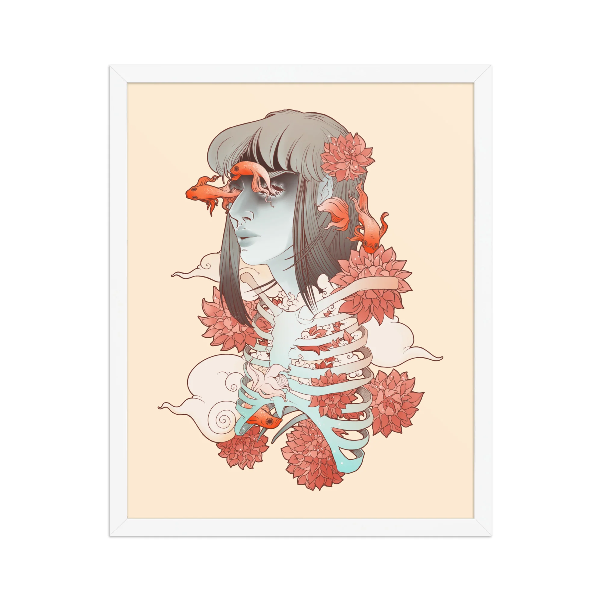 Betta Fish, Framed Art Print - Image 6