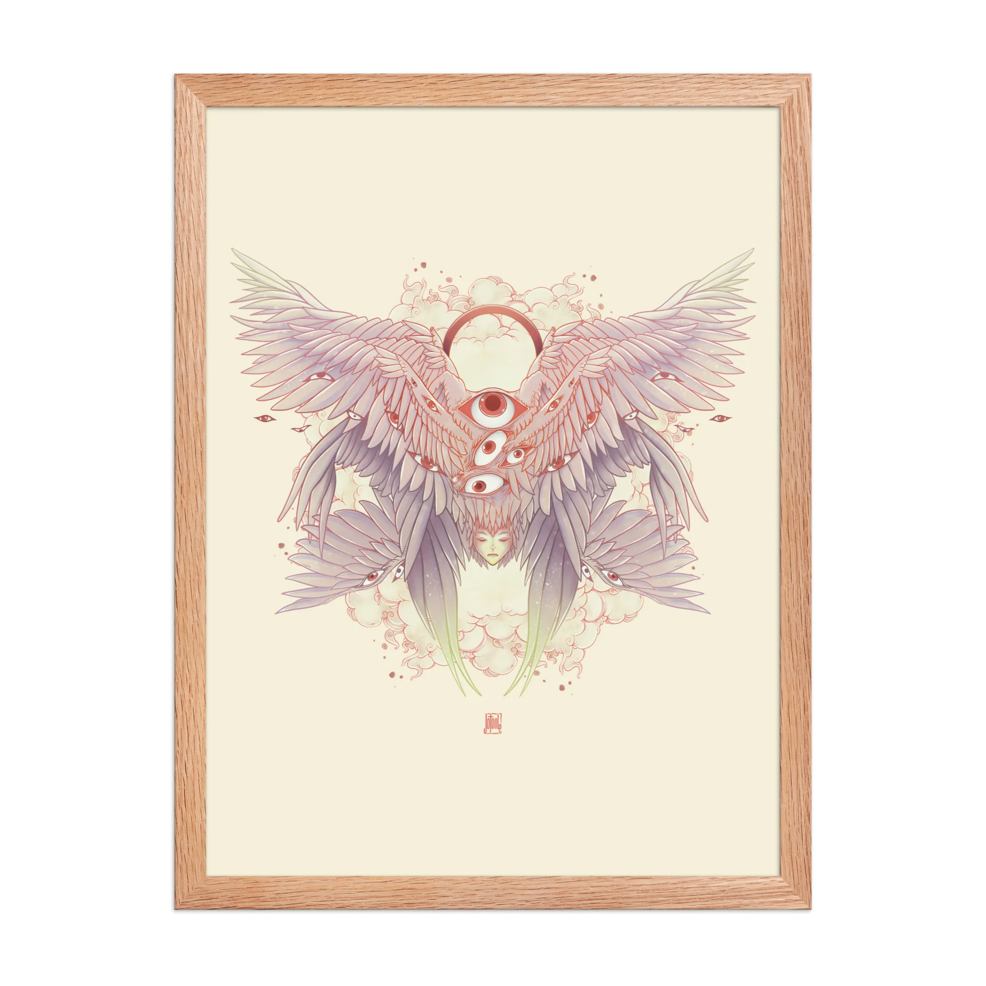Biblically Accurate Angel, Framed Art Print - Image 10