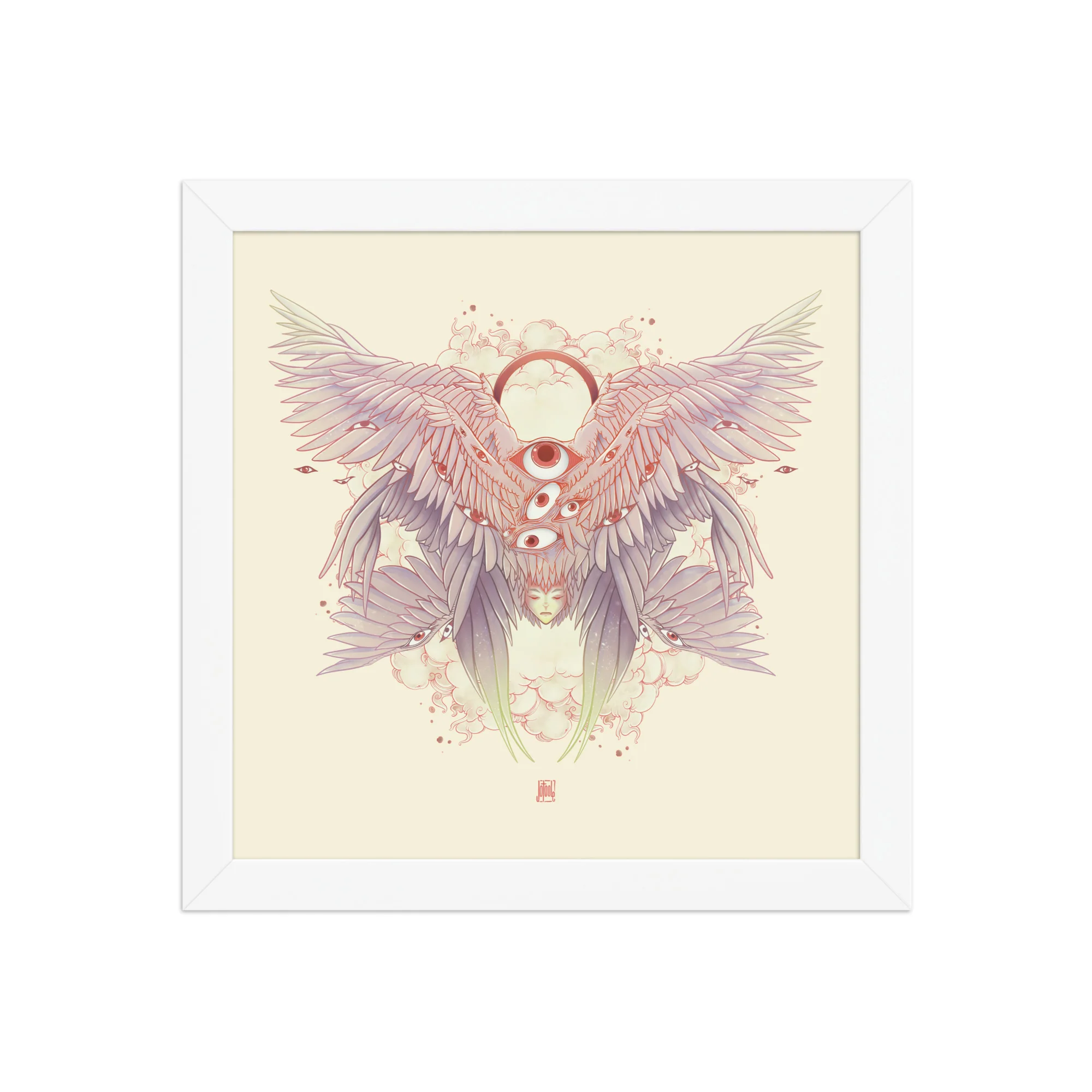 Biblically Accurate Angel, Framed Art Print - Image 12