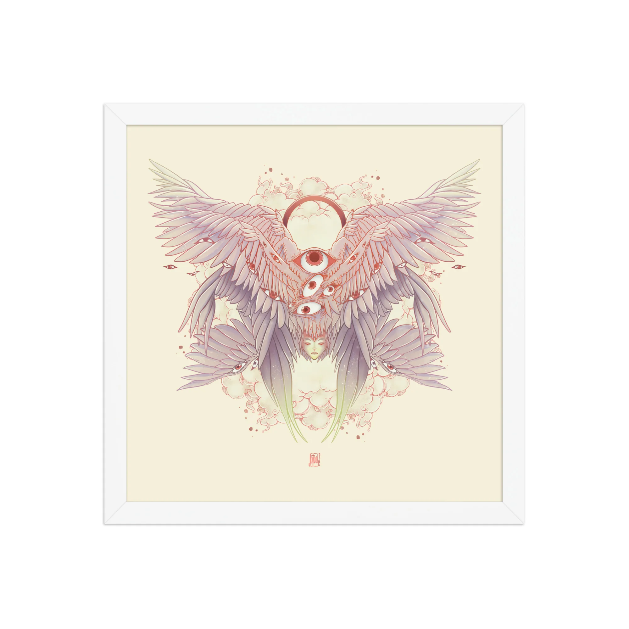 Biblically Accurate Angel, Framed Art Print - Image 13