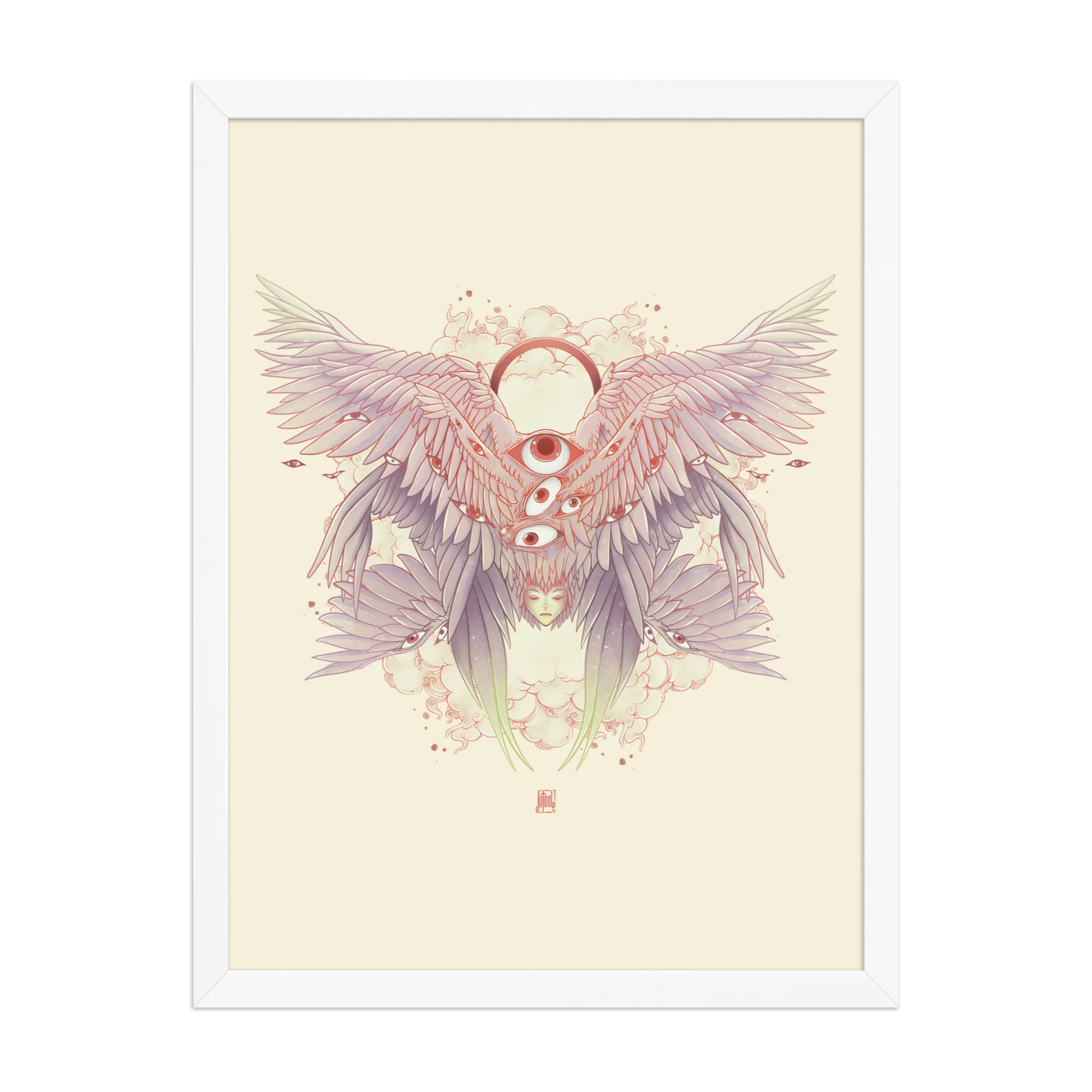 Biblically Accurate Angel, Framed Art Print - Image 15
