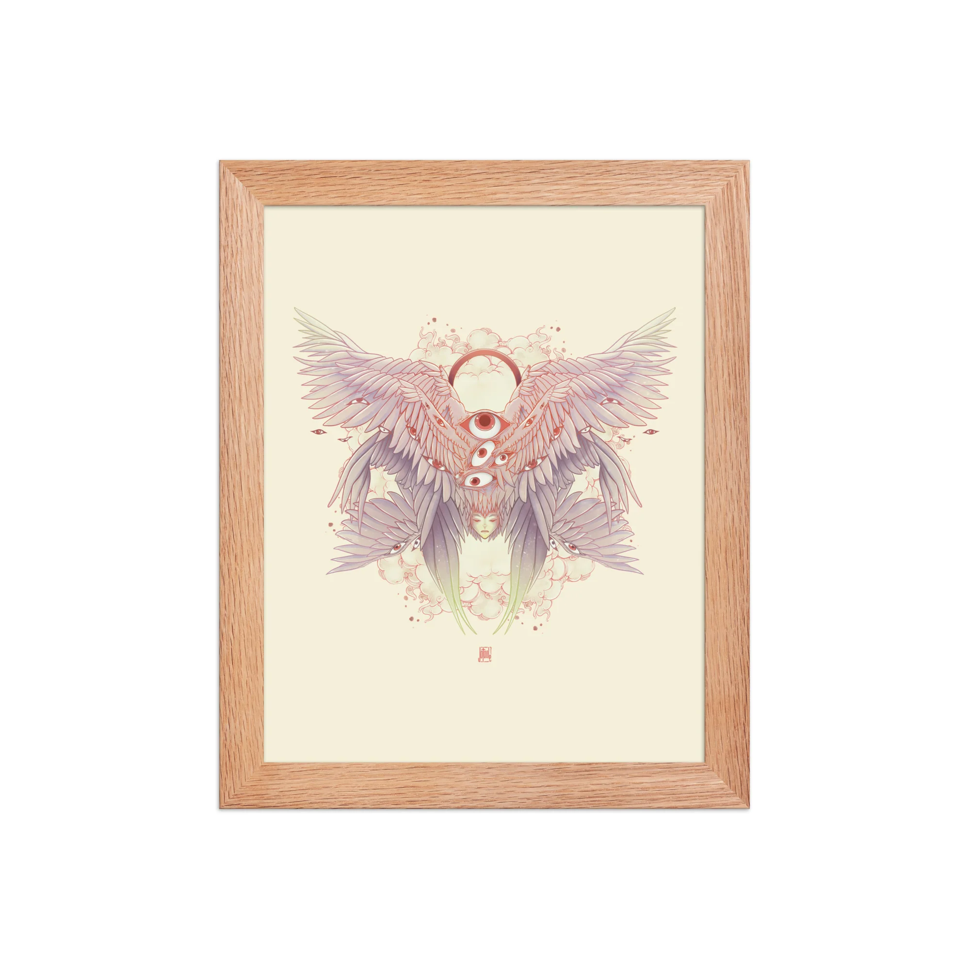 Biblically Accurate Angel, Framed Art Print - Image 6