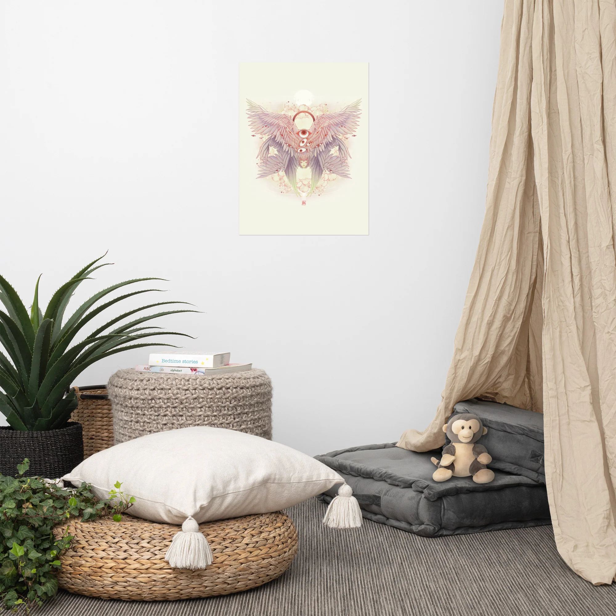 Biblically Accurate Angel, Seraph, Matte Art Print Poster - Image 13