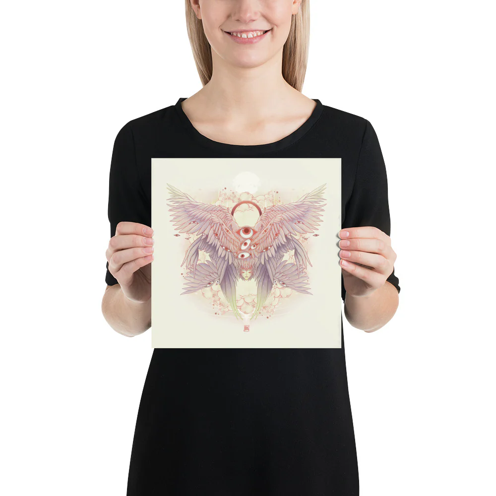Biblically Accurate Angel, Seraph, Matte Art Print Poster - Image 8