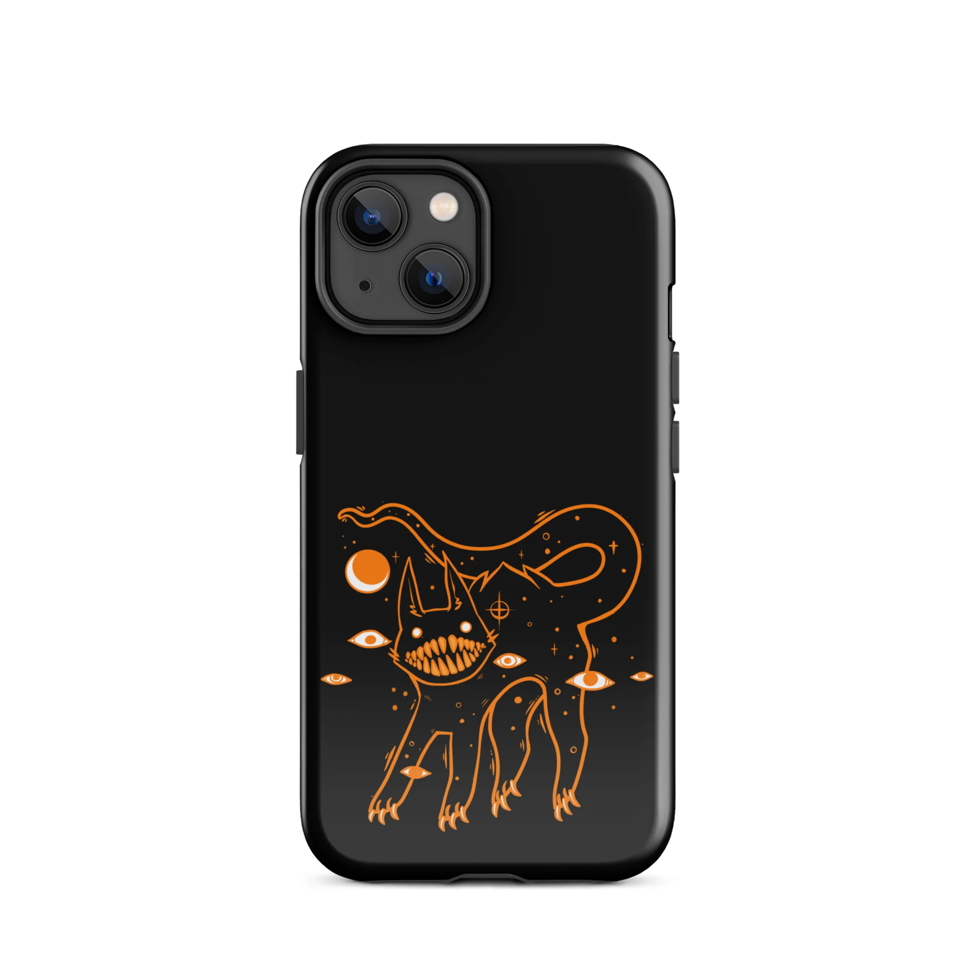 Big Teeth Black Cat, Tough Case for iPhone® - Image 18