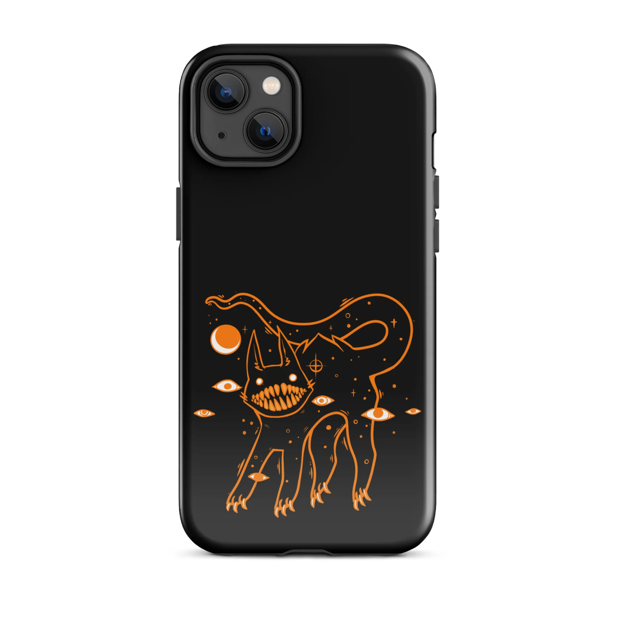 Big Teeth Black Cat, Tough Case for iPhone® - Image 19