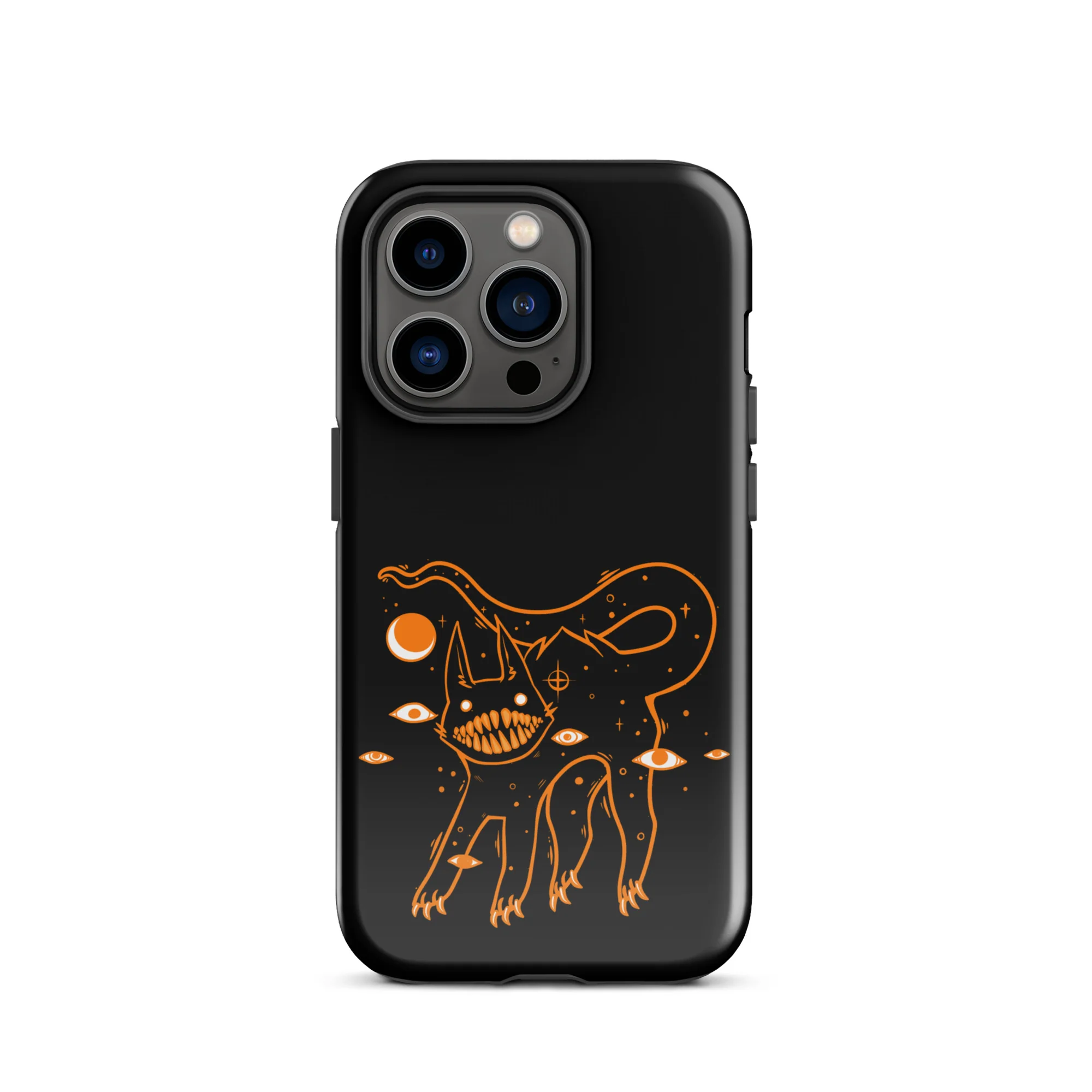 Big Teeth Black Cat, Tough Case for iPhone® - Image 20