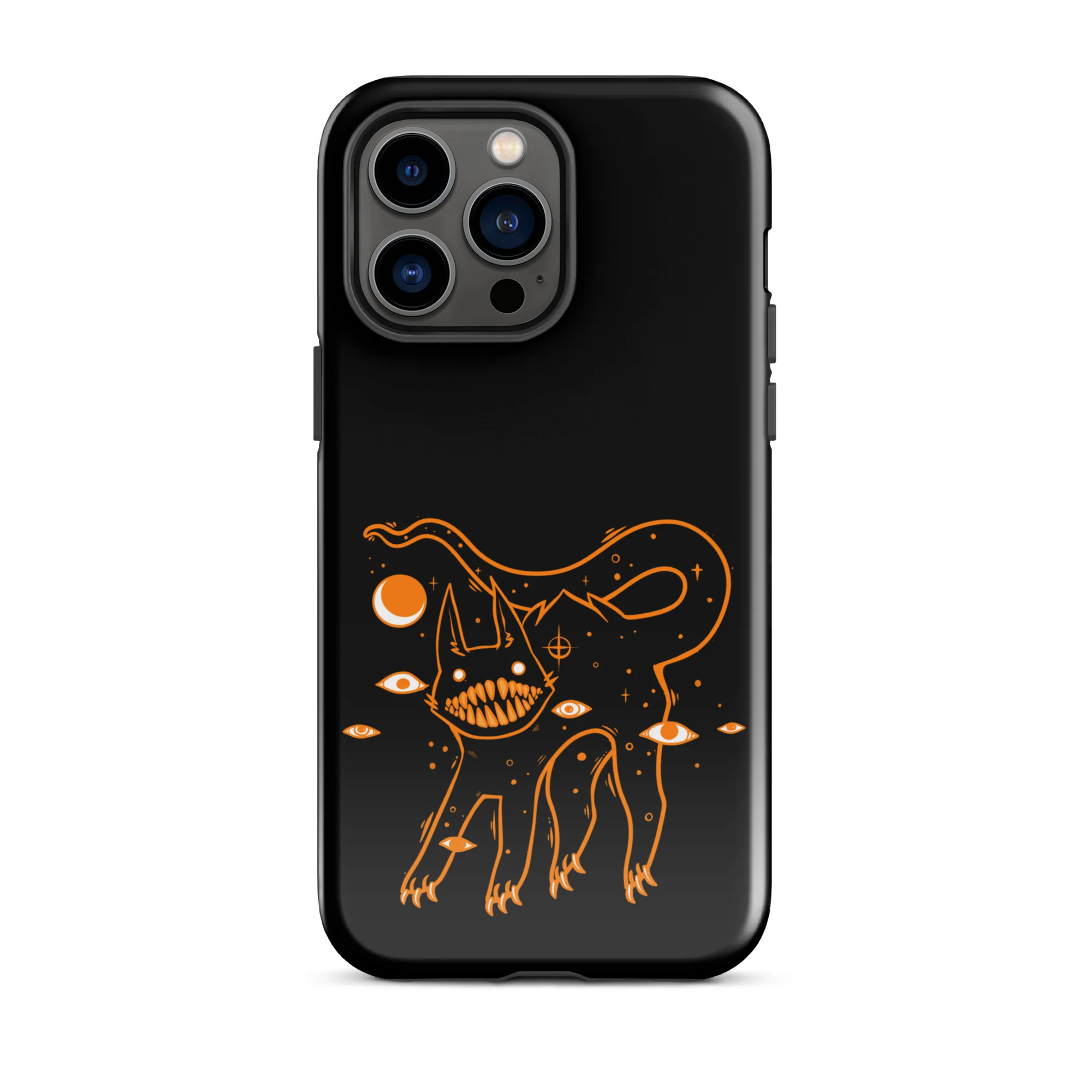 Big Teeth Black Cat, Tough Case for iPhone® - Image 21