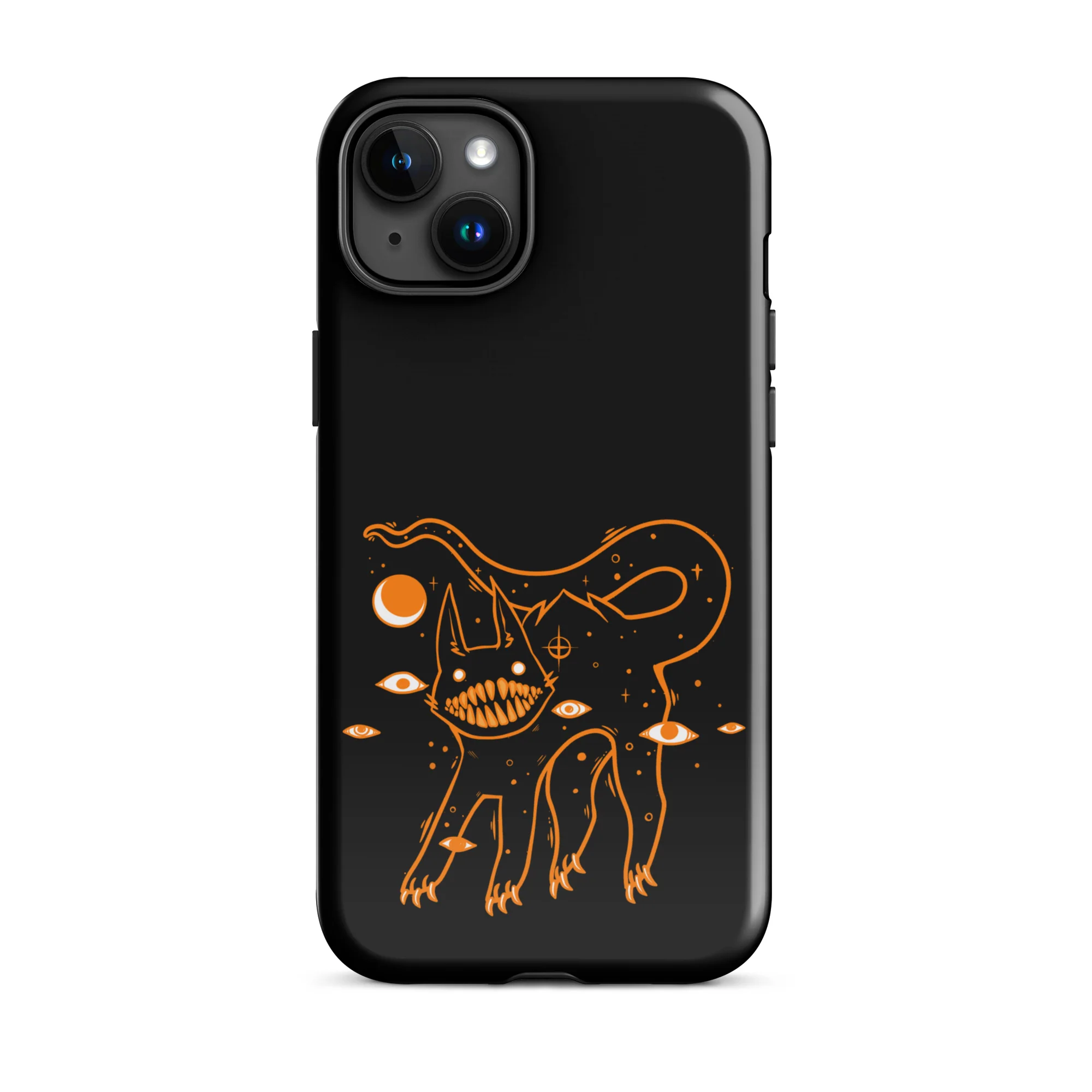 Big Teeth Black Cat, Tough Case for iPhone® - Image 23