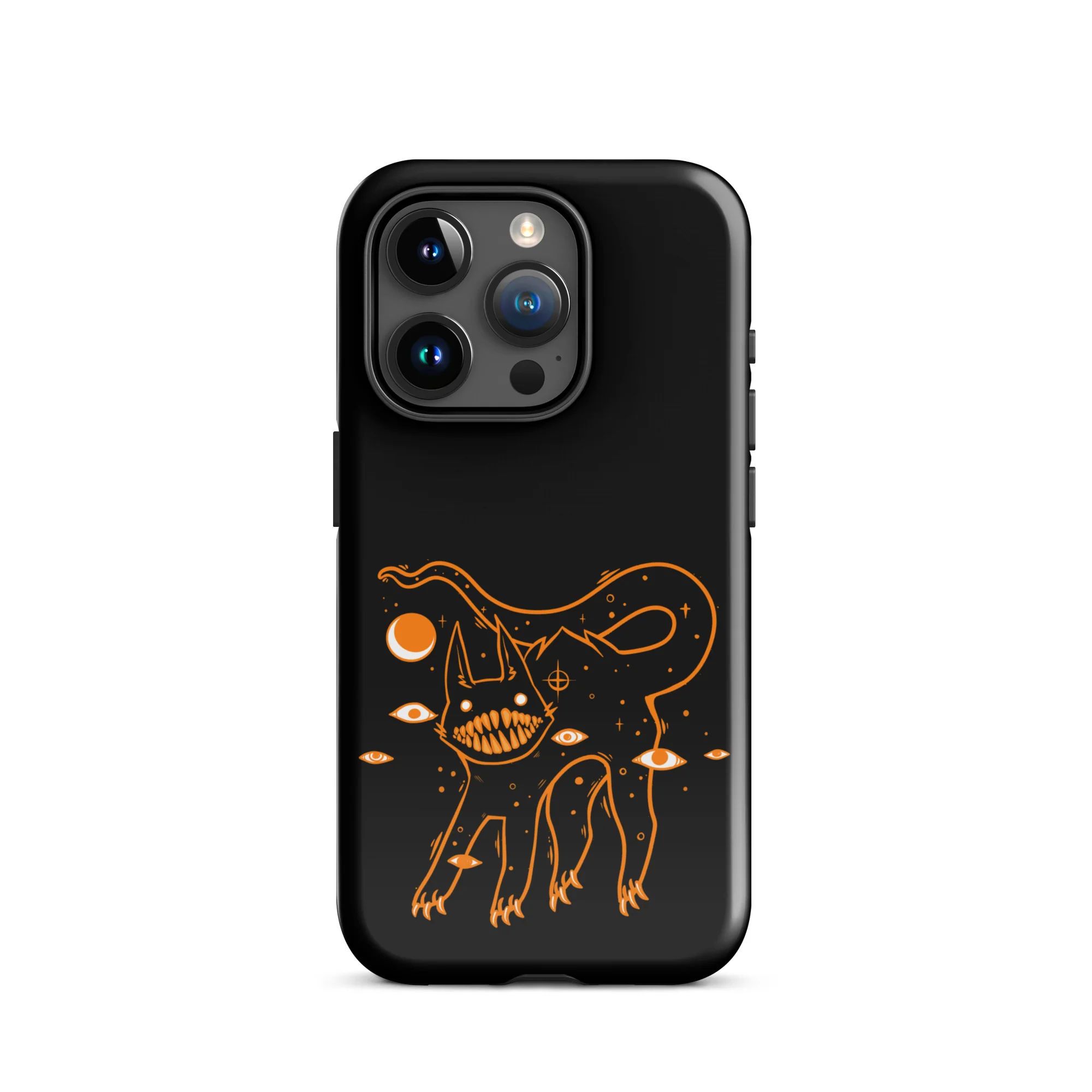 Big Teeth Black Cat, Tough Case for iPhone® - Image 24