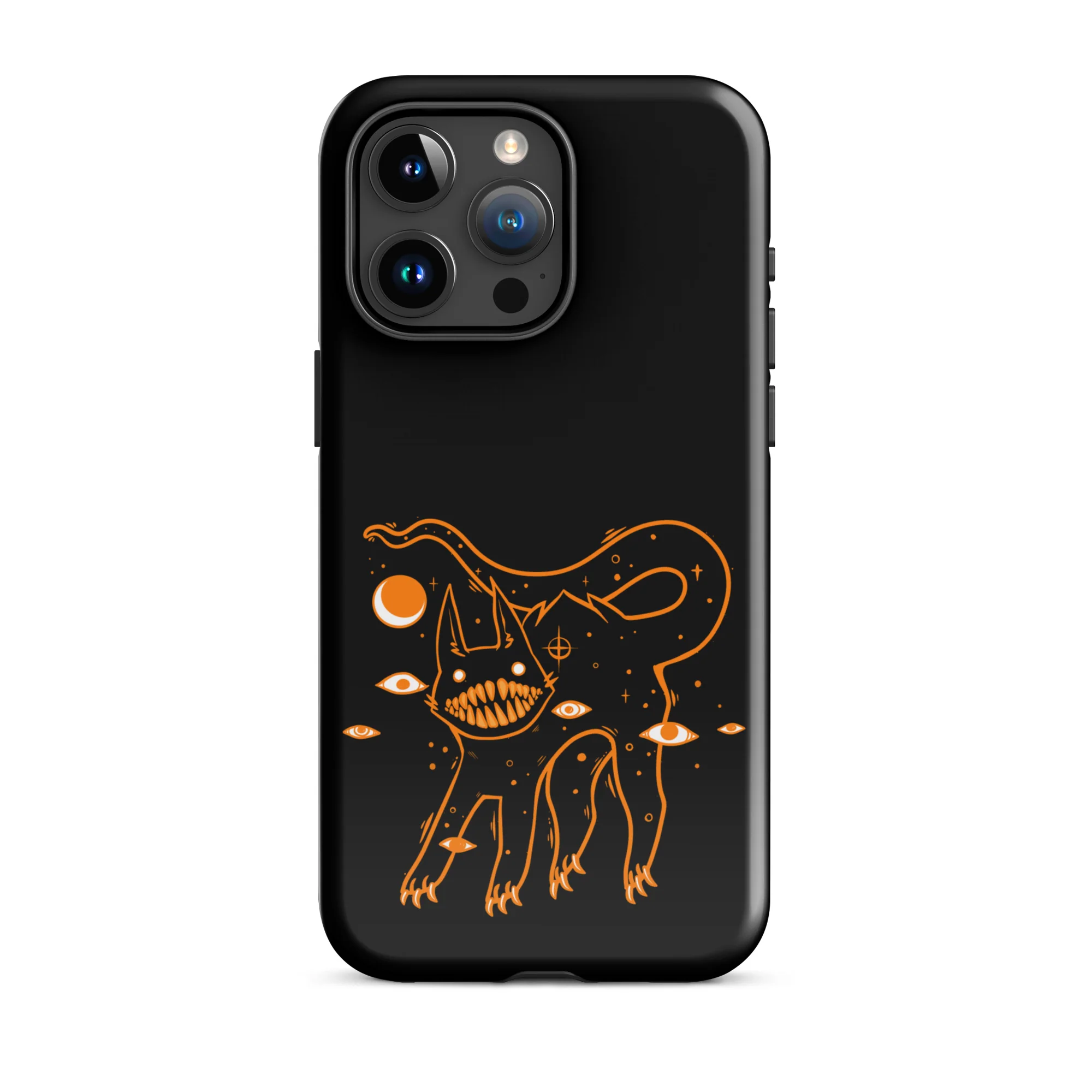 Big Teeth Black Cat, Tough Case for iPhone® - Image 25