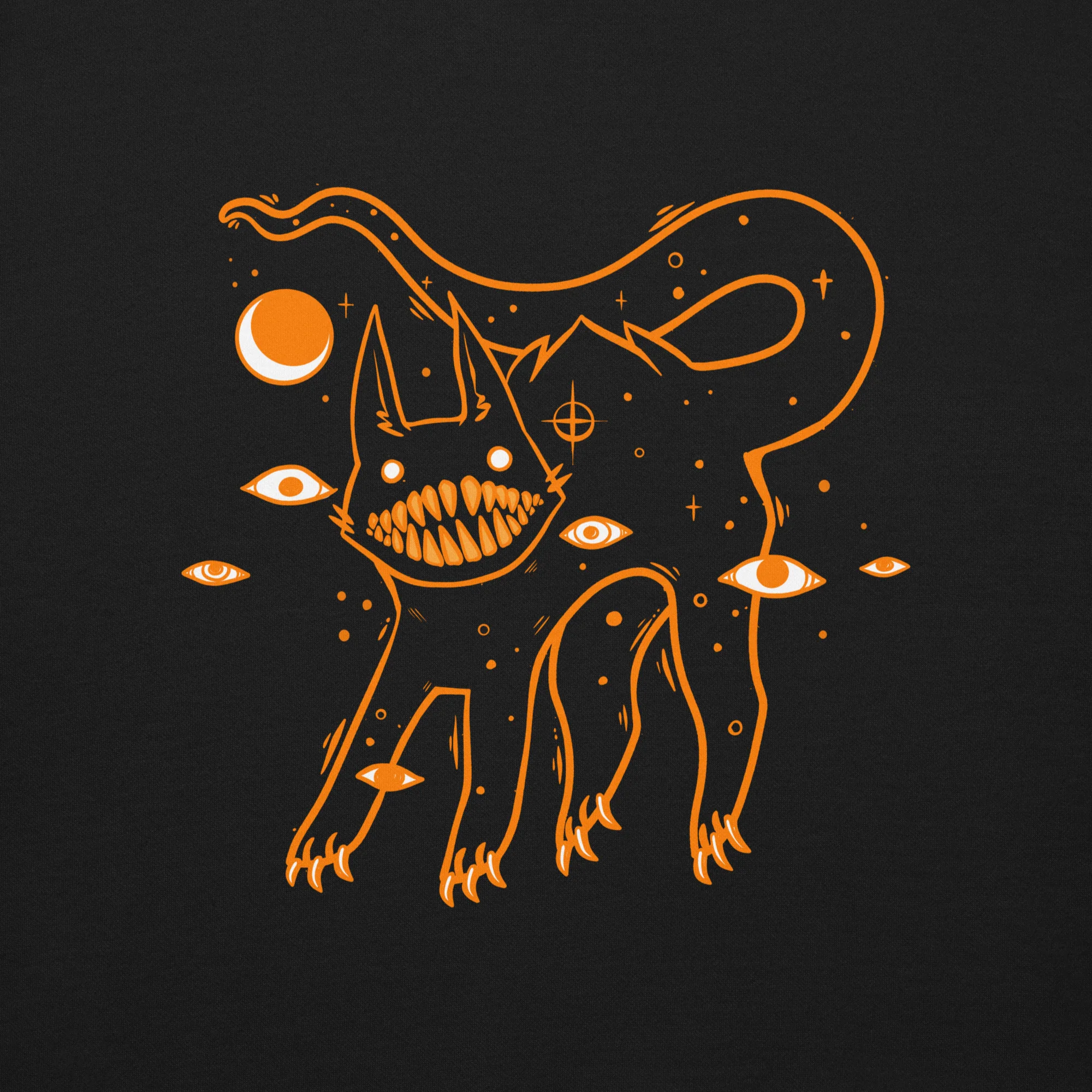 Big Teeth Cat, Premium Unisex Sweatshirt - Image 2