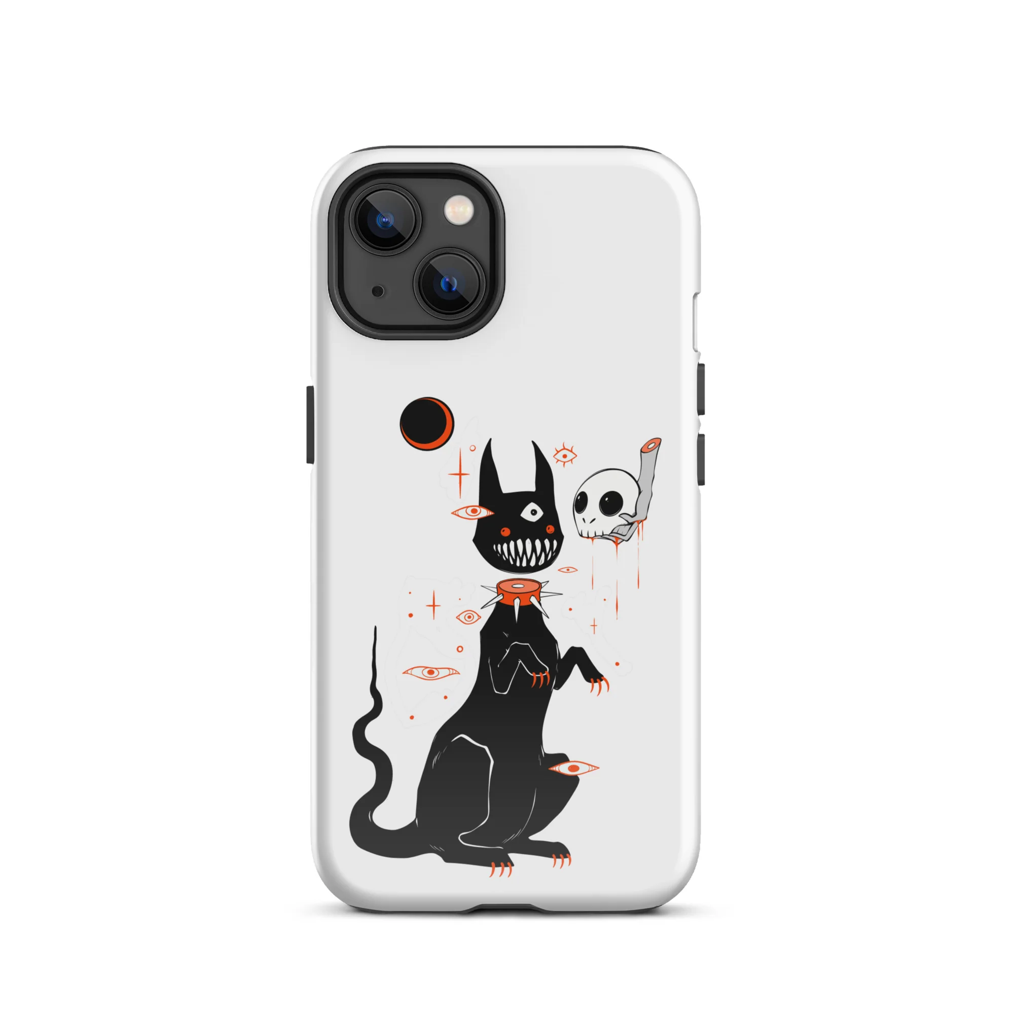 Black Cat And Skull, Tough Case for iPhone® - Image 10