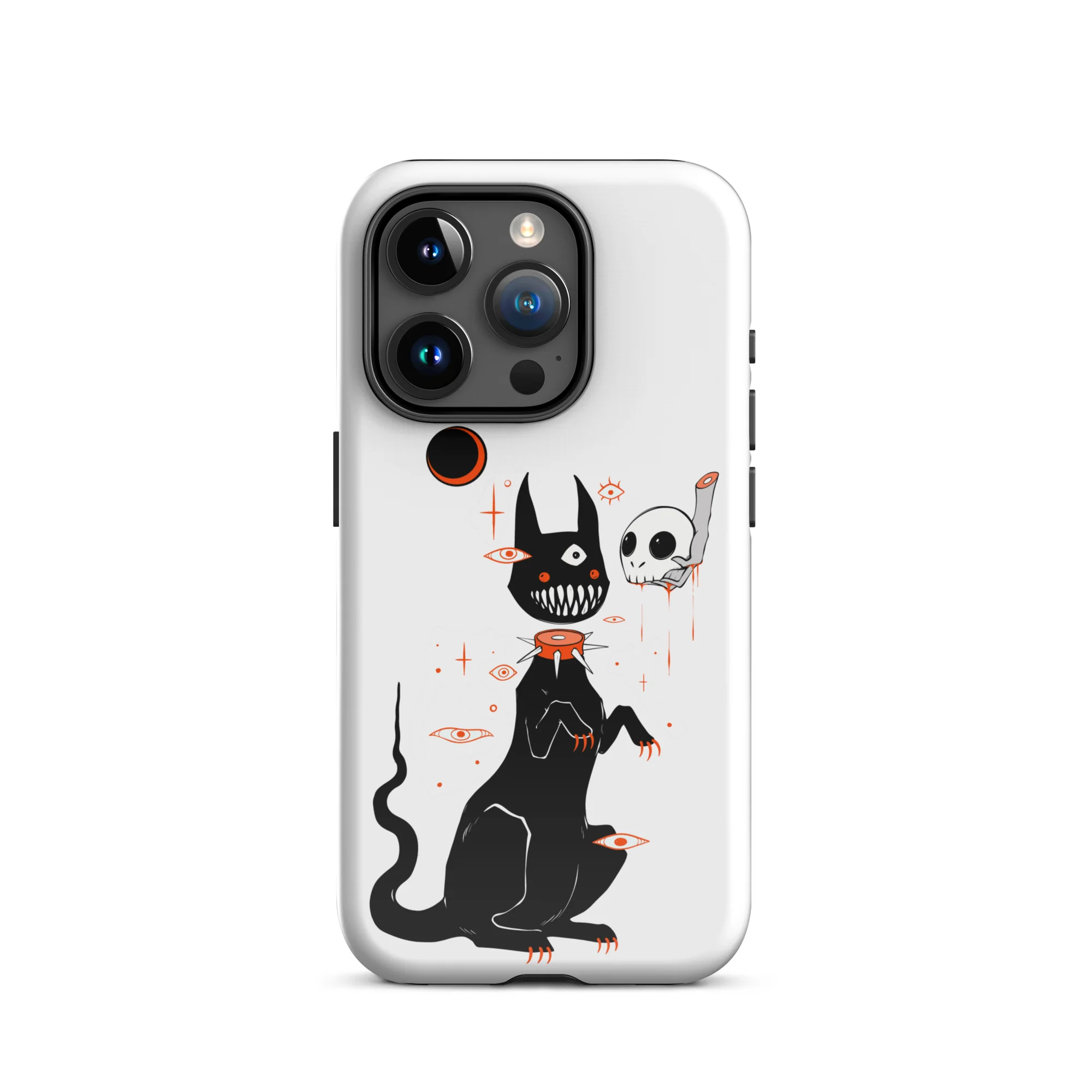 Black Cat And Skull, Tough Case for iPhone® - Image 18