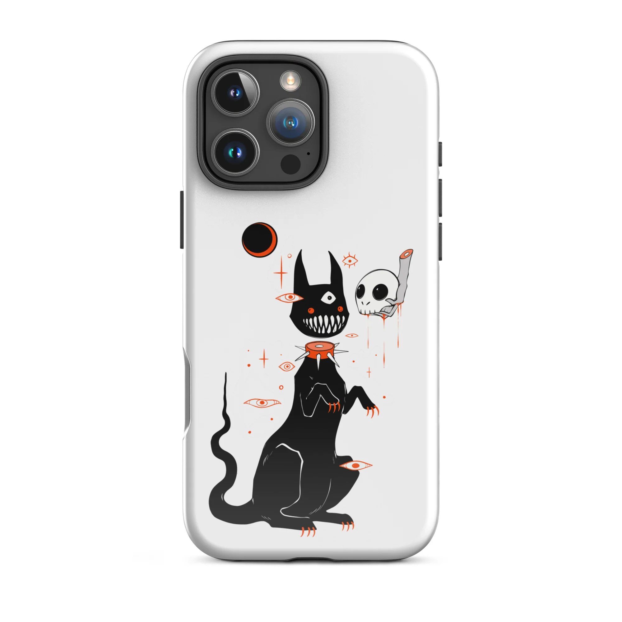 Black Cat And Skull, Tough Case for iPhone® - Image 20