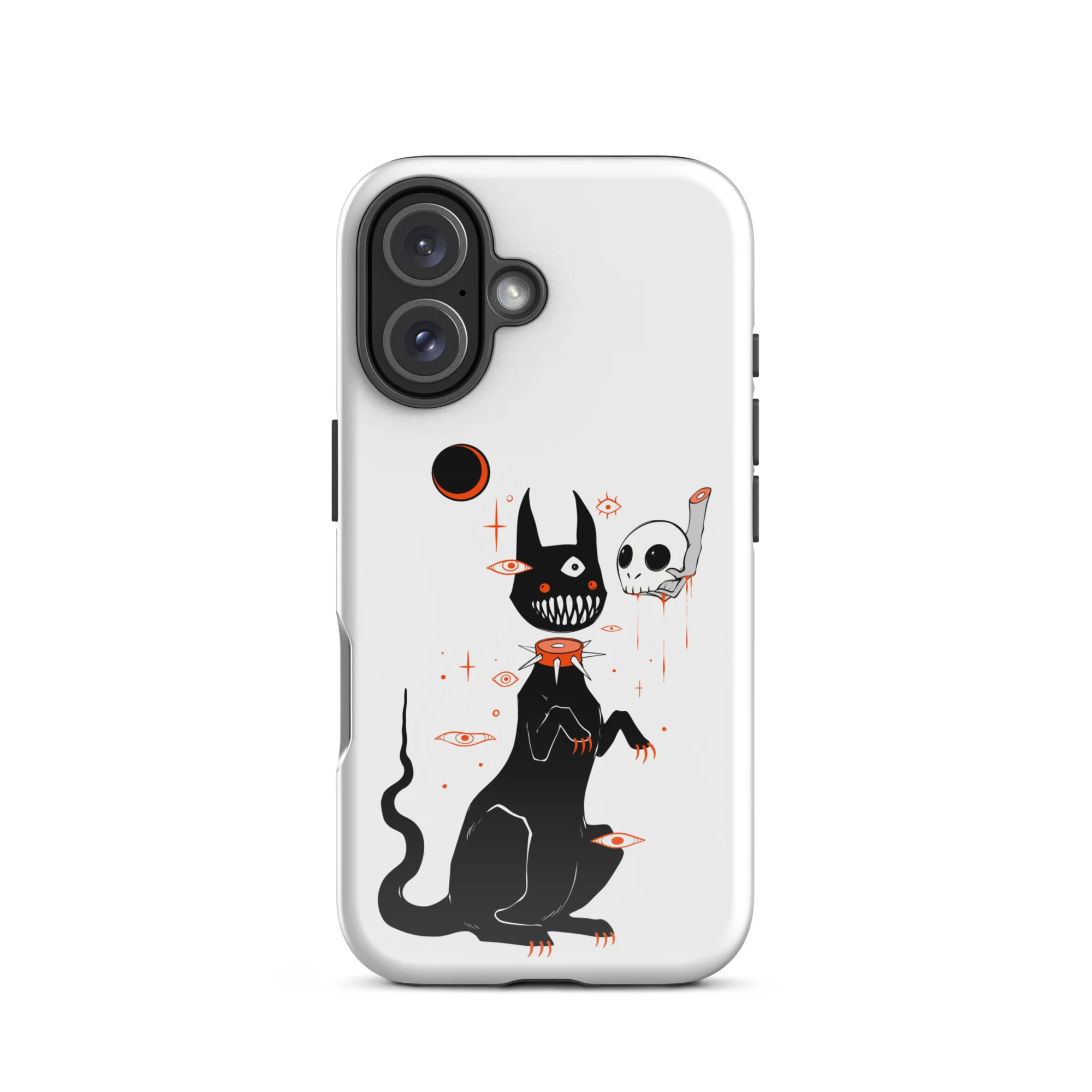 Black Cat And Skull, Tough Case for iPhone® - Image 21
