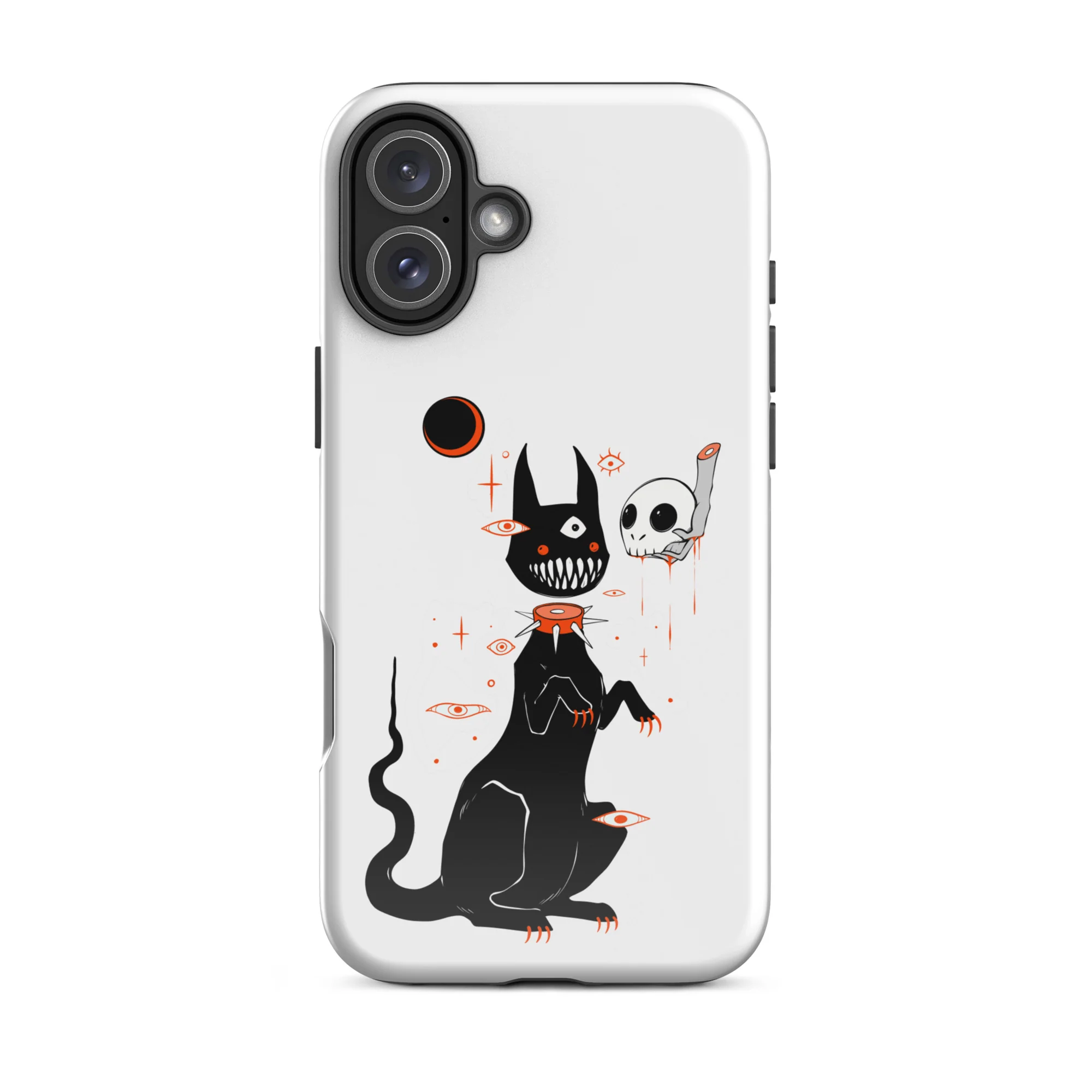 Black Cat And Skull, Tough Case for iPhone® - Image 22