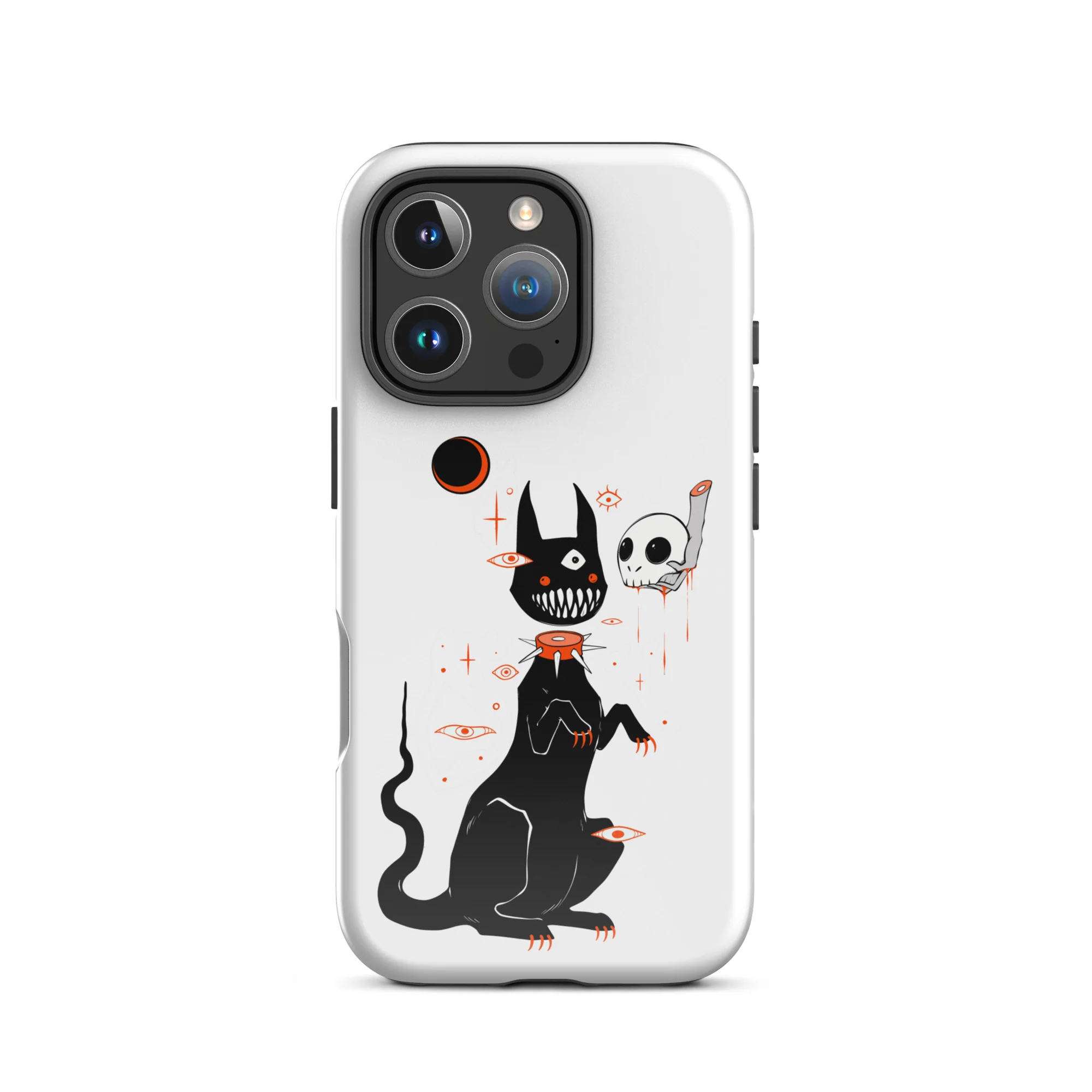 Black Cat And Skull, Tough Case for iPhone® - Image 23