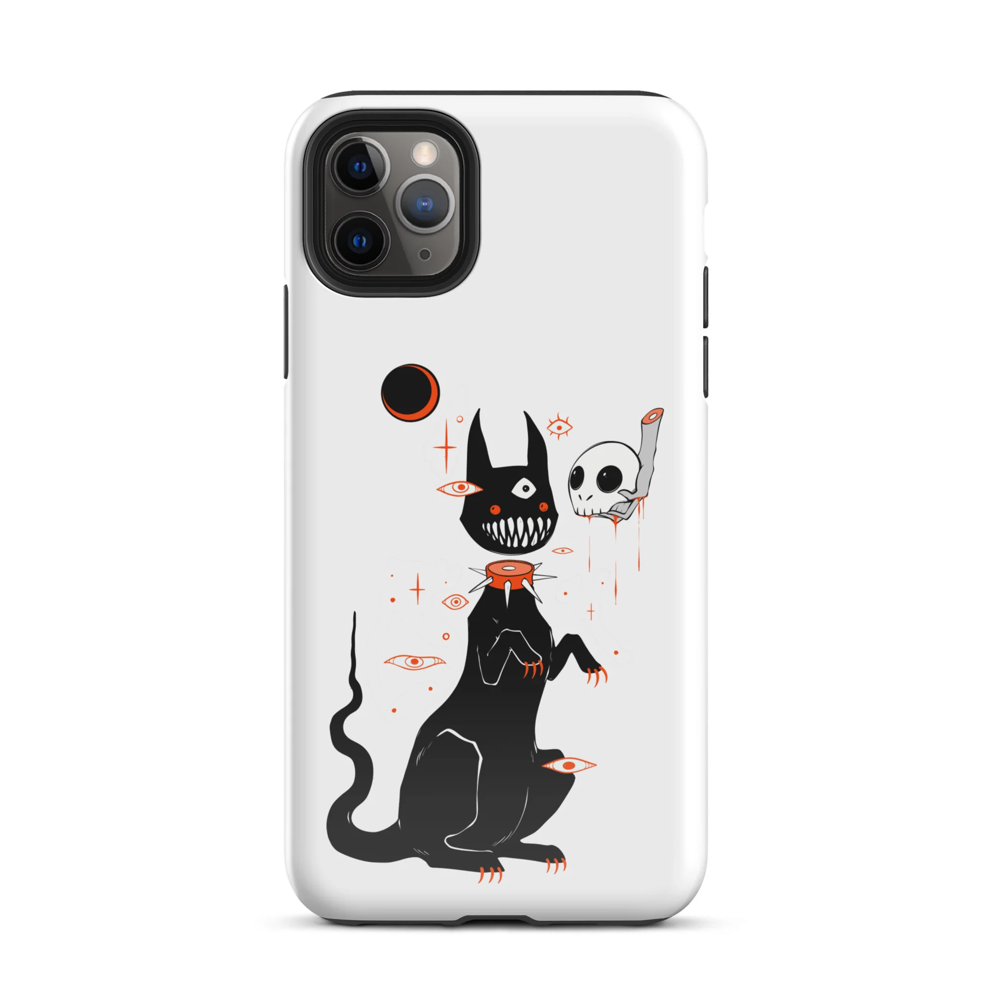 Black Cat And Skull, Tough Case for iPhone® - Image 4