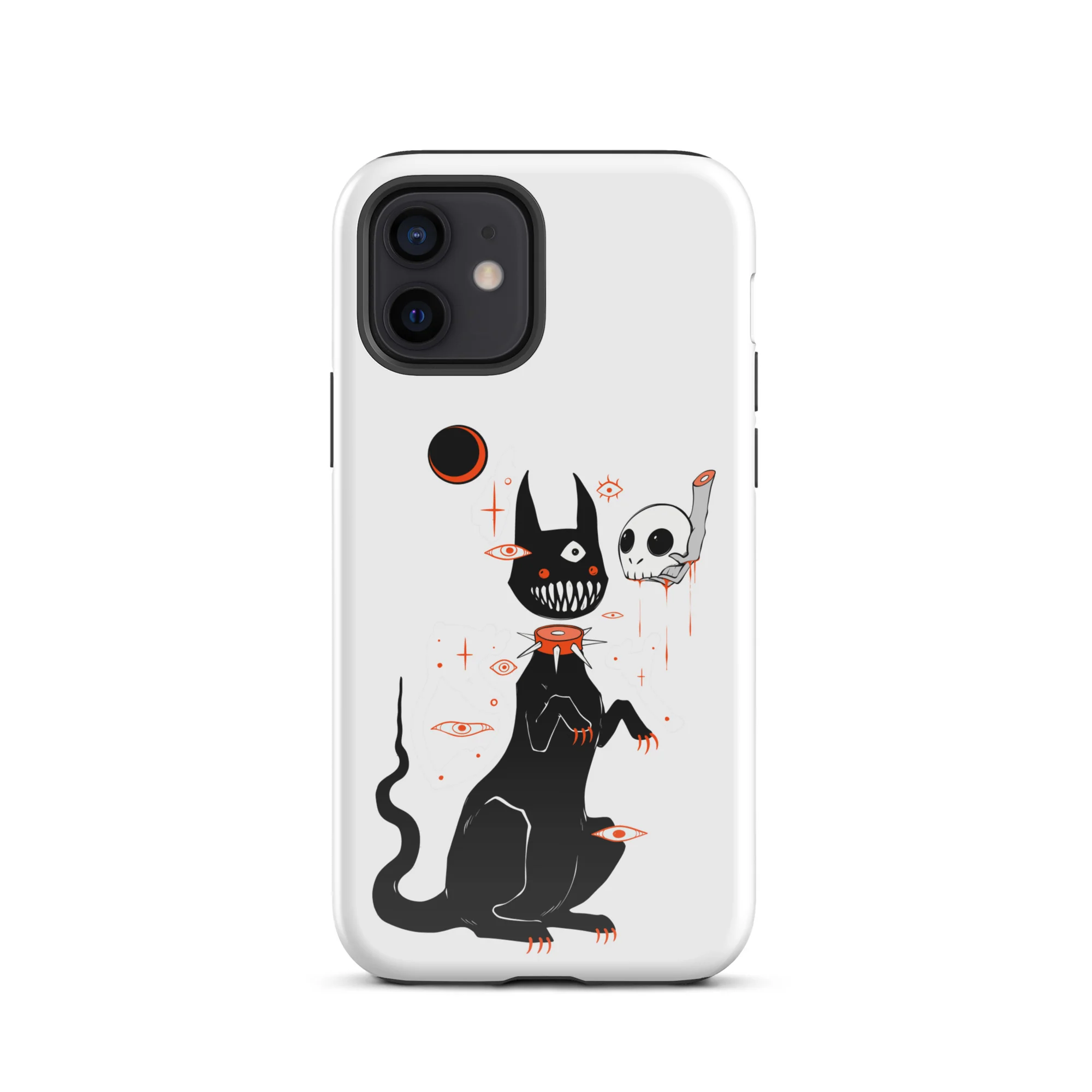 Black Cat And Skull, Tough Case for iPhone® - Image 6