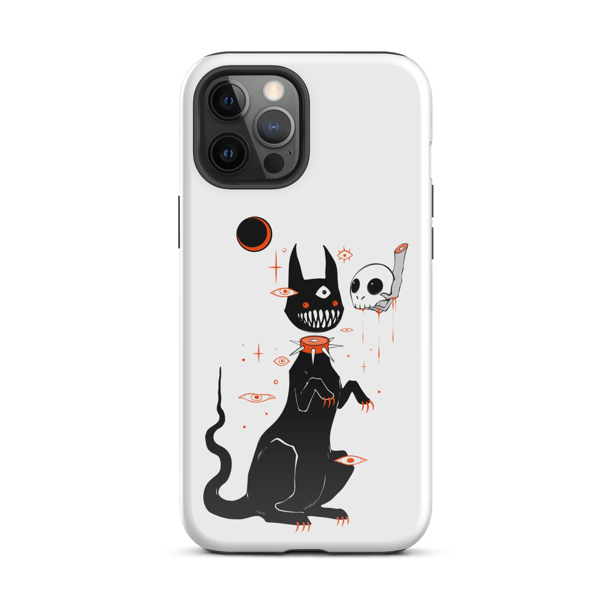 Black Cat And Skull, Tough Case for iPhone® - Image 8