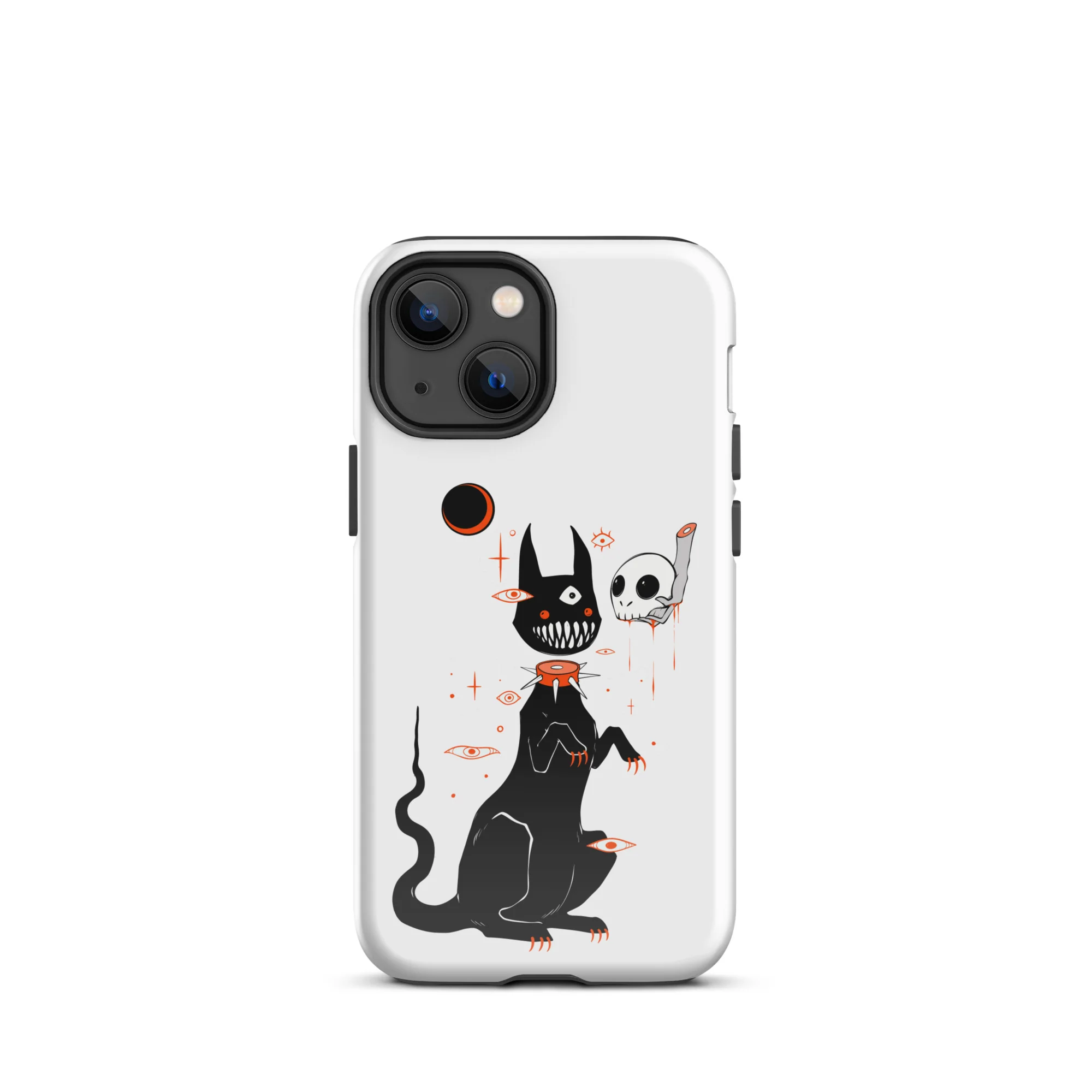 Black Cat And Skull, Tough Case for iPhone® - Image 9