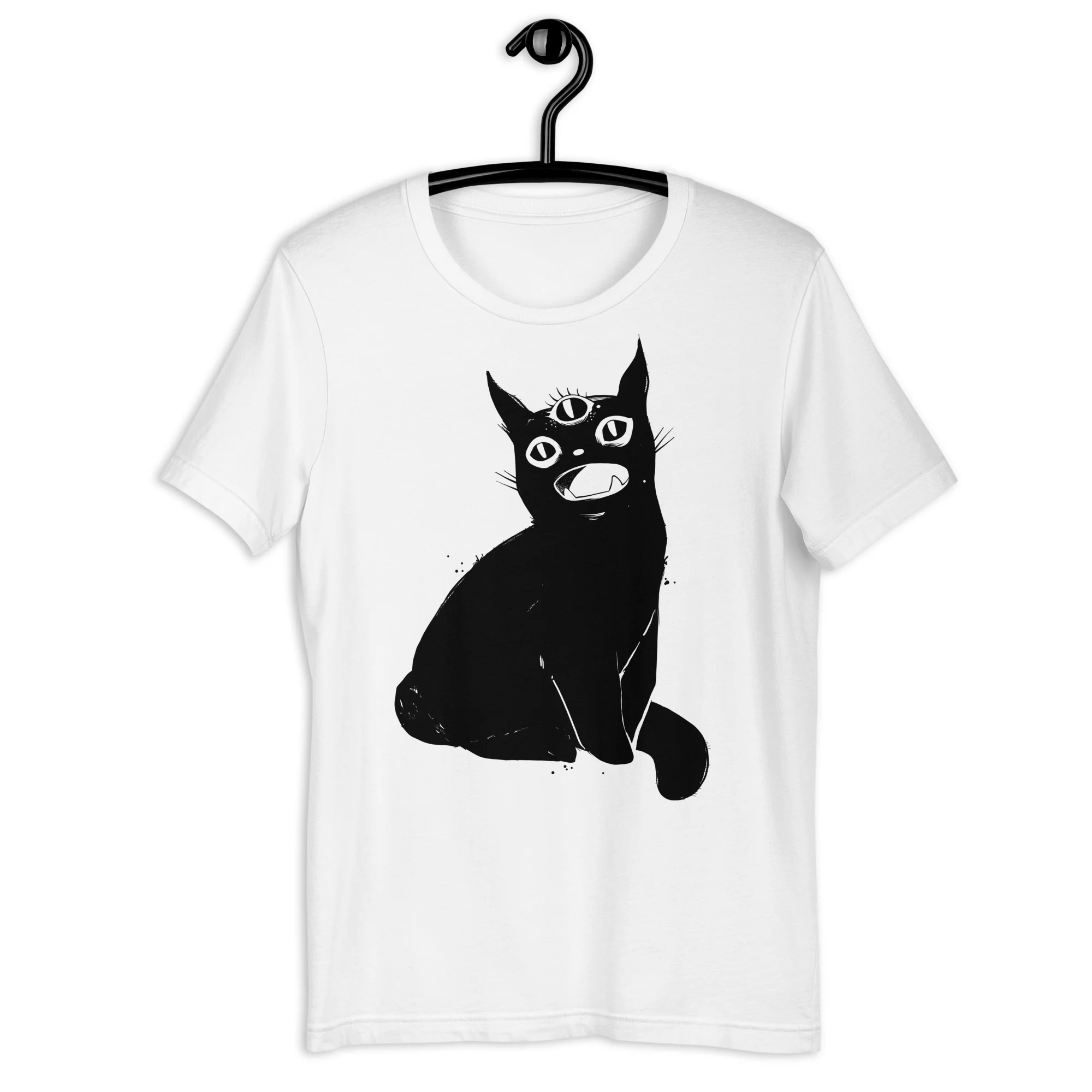 Black Cat, Unisex T-Shirt - Image 5