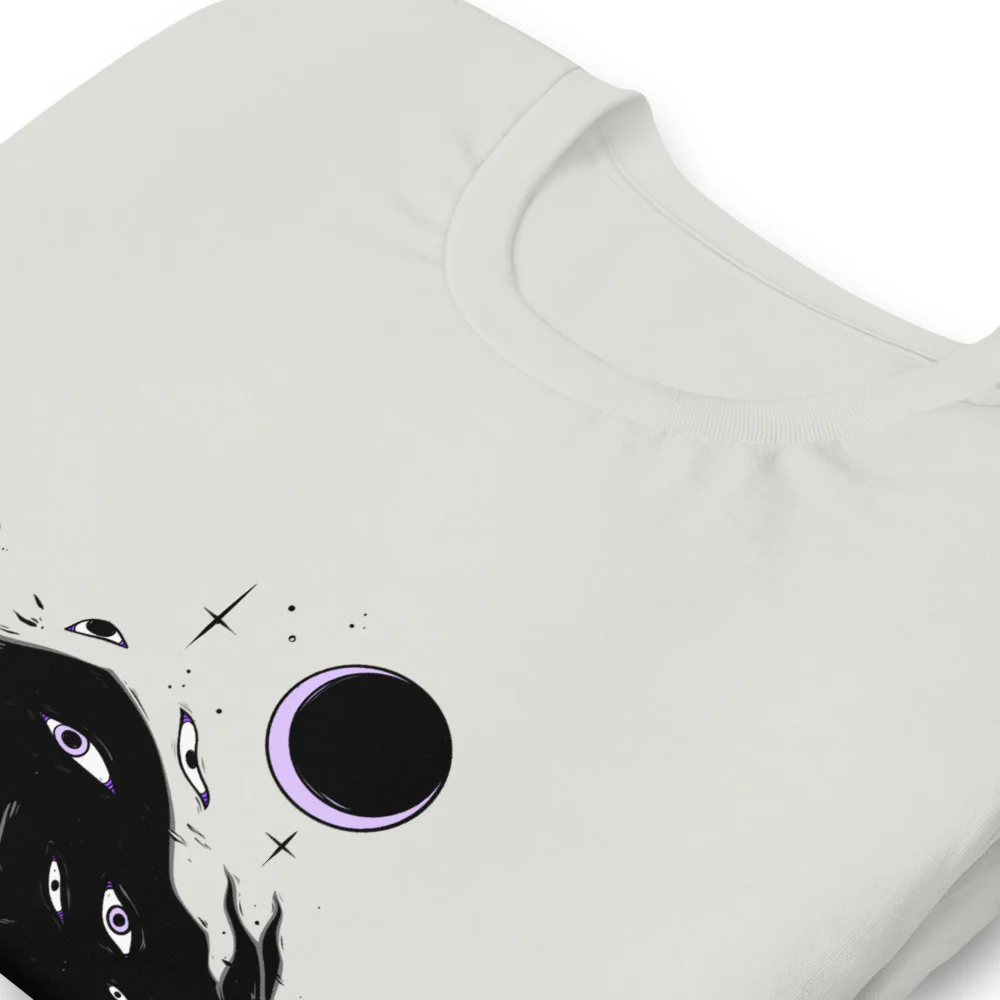 Black Running Cat, Unisex T-Shirt - Image 6