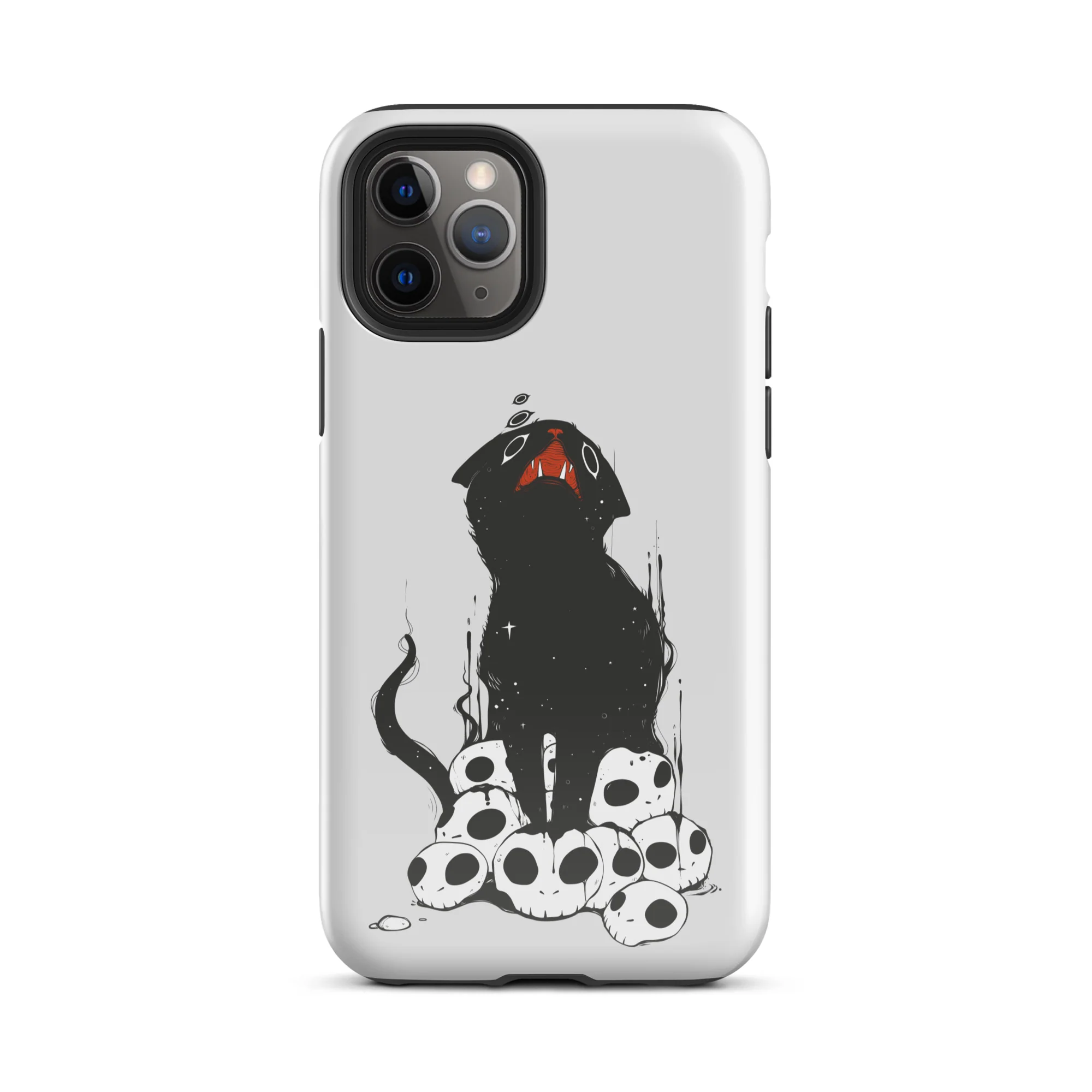 Cat And Skulls 2, Tough Case for iPhone® - Image 3