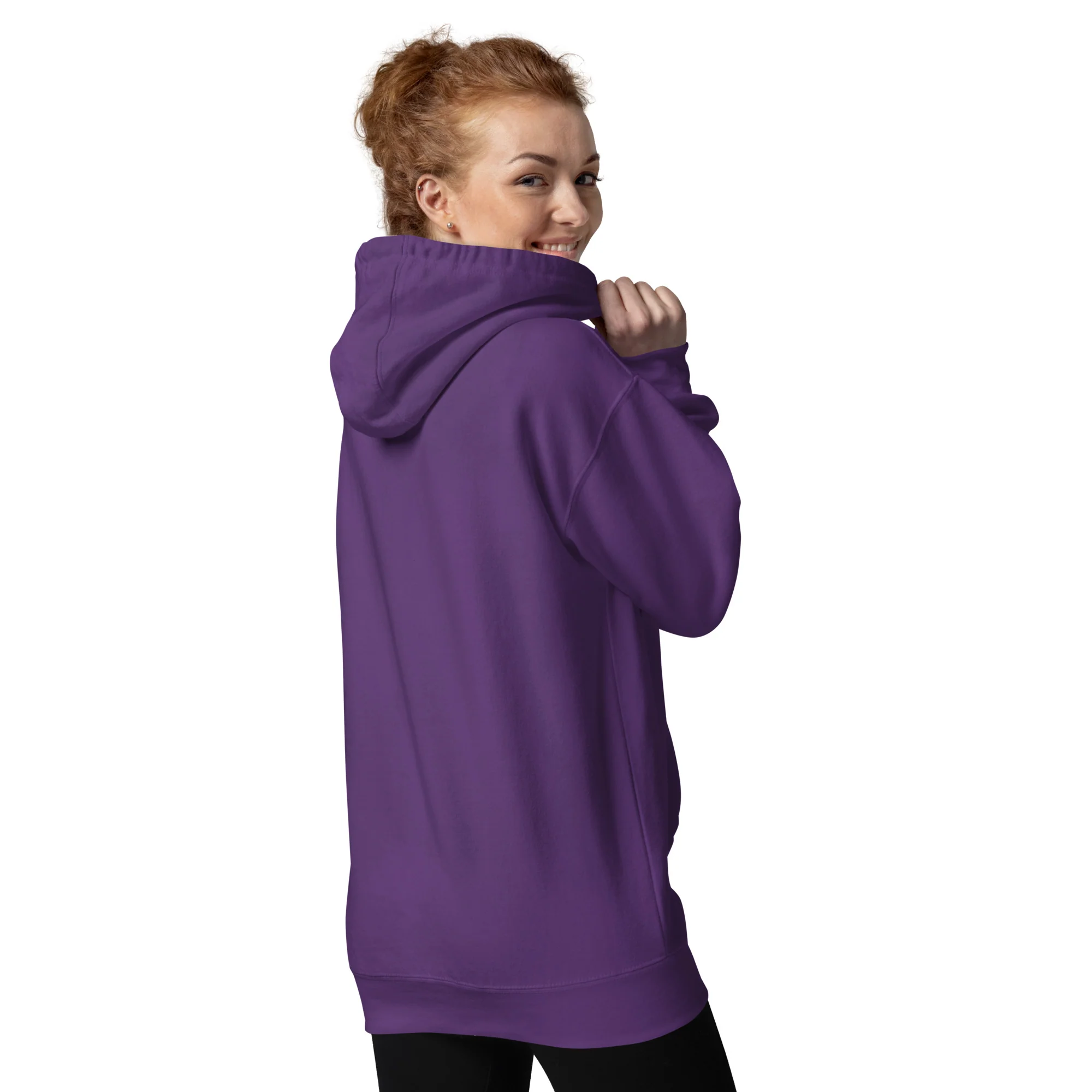 Cat And Skulls 2, Unisex Hoodie - Image 7
