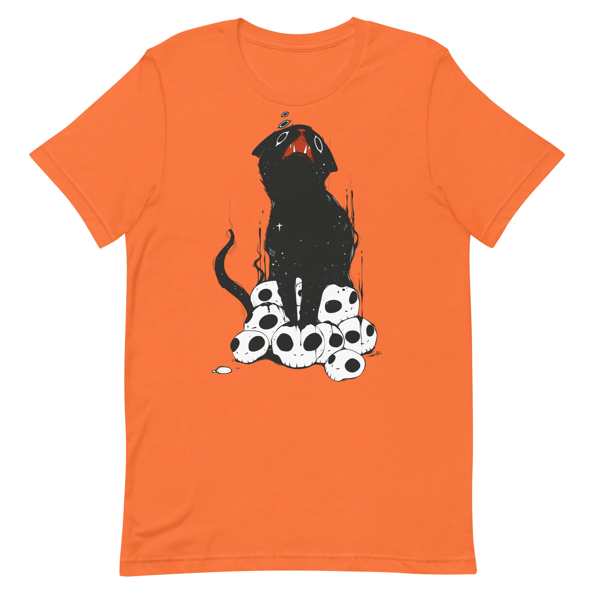 Cat And Skulls 2, Unisex T-Shirt