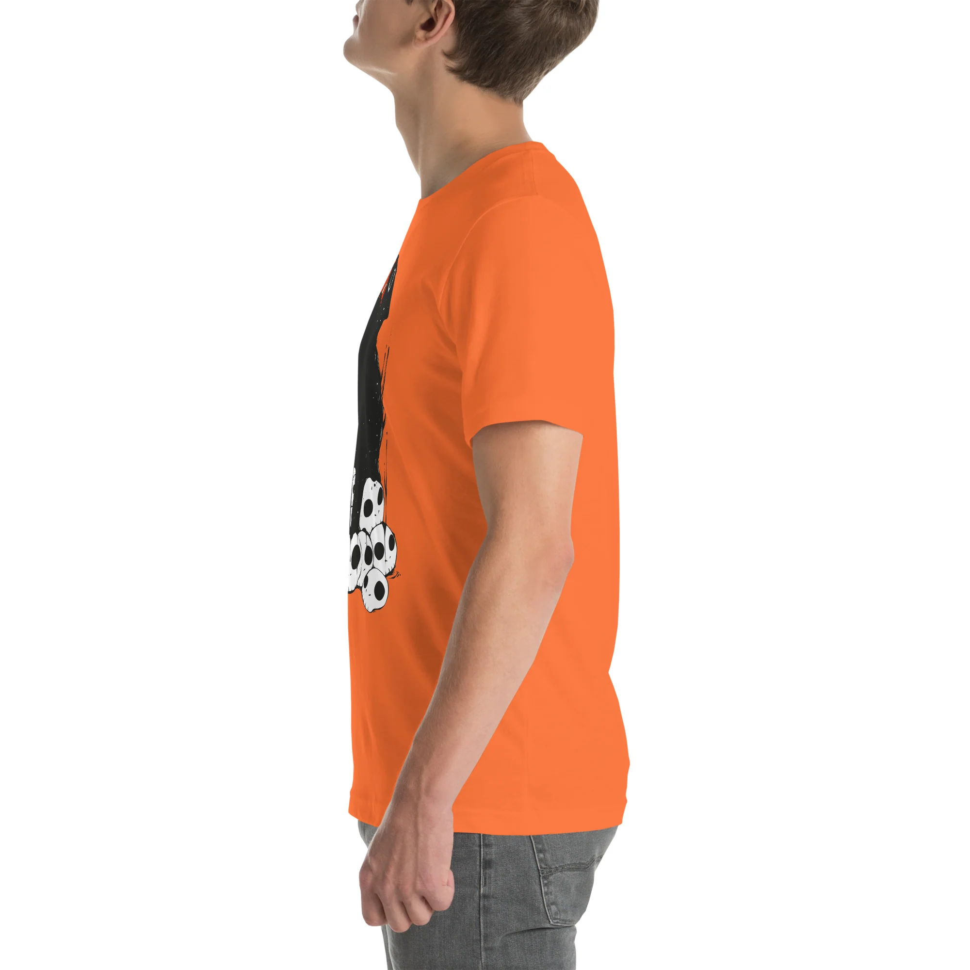 Cat And Skulls 2, Unisex T-Shirt - Image 2