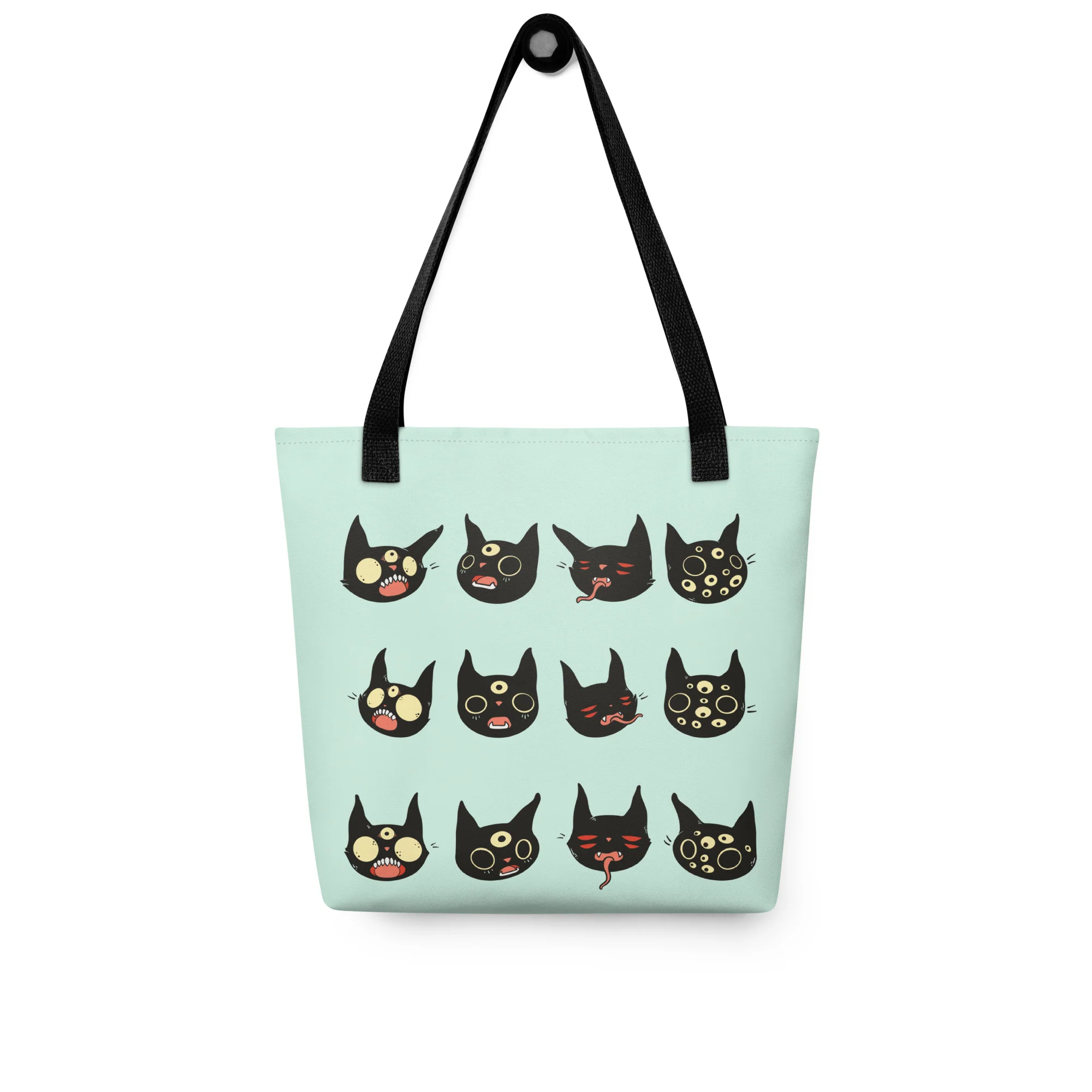 Cat Faces, Tote Bag