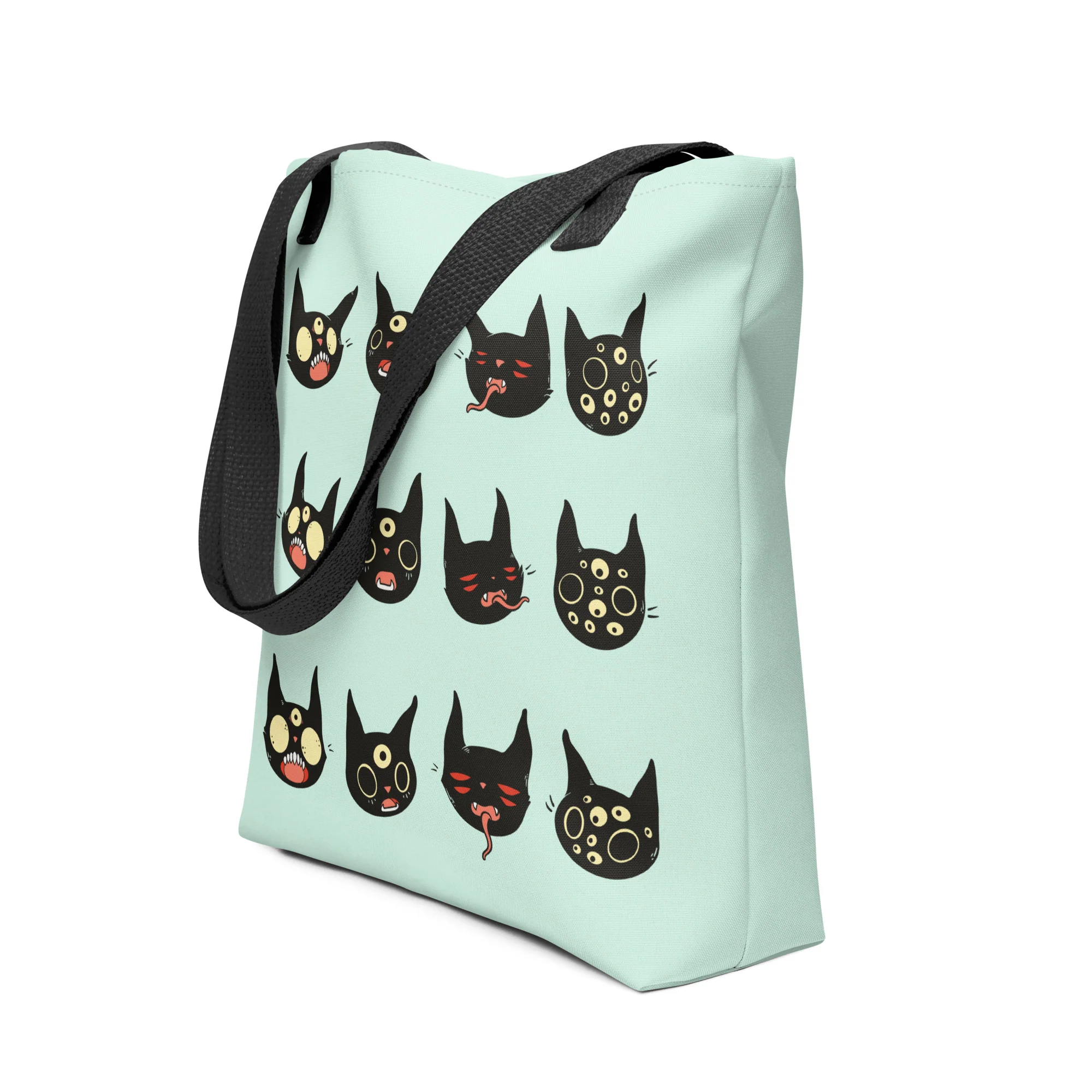 Cat Faces, Tote Bag - Image 2
