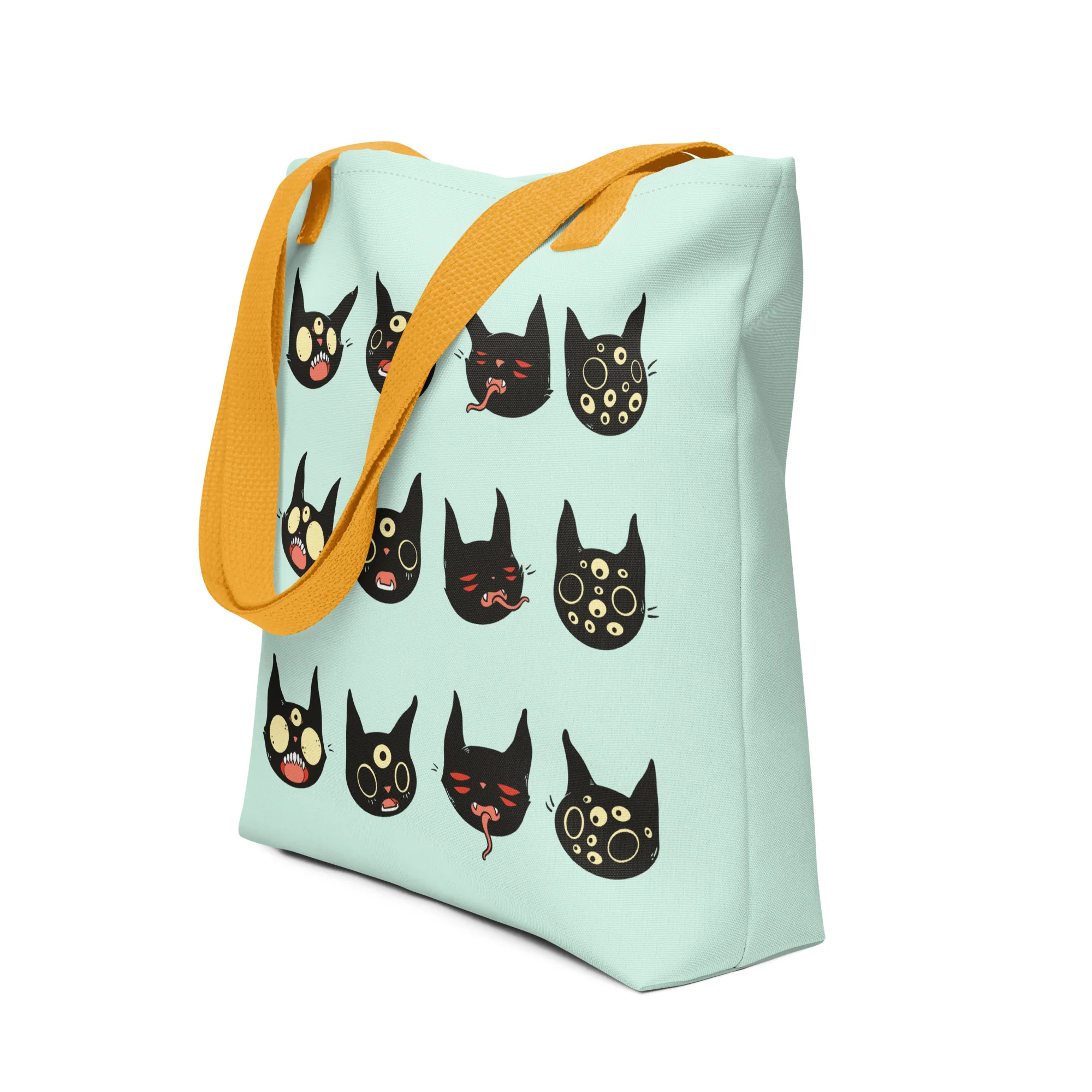 Cat Faces, Tote Bag - Image 3