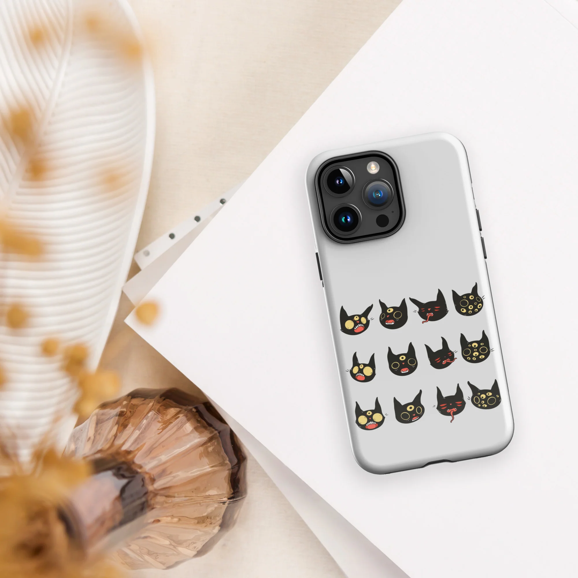 Cat Faces, Tough Case for iPhone® - Image 5