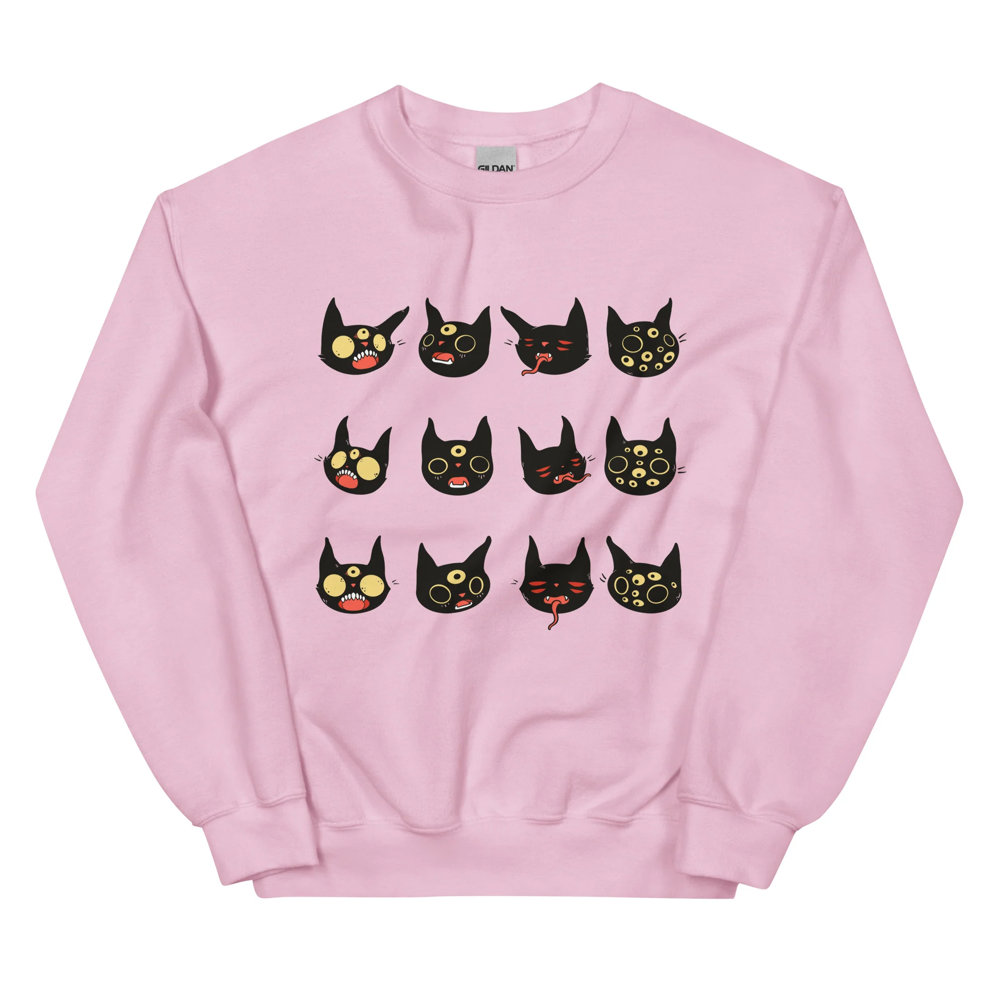 Cat Faces, Unisex Sweatshirt - Image 3